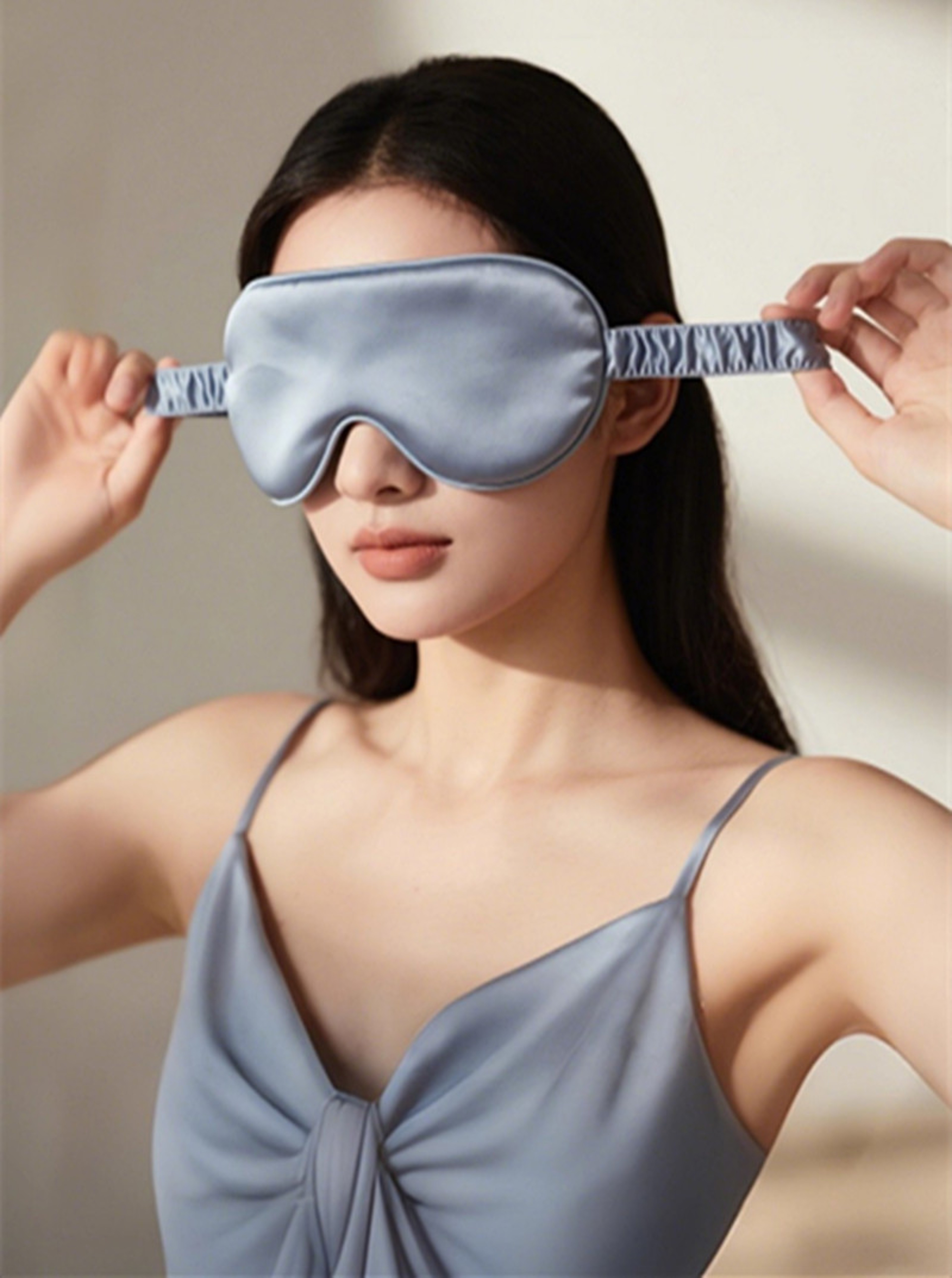 DoubleSided Silk Sleep Mask Light Blocking Breathable Travel Eye Mask 10