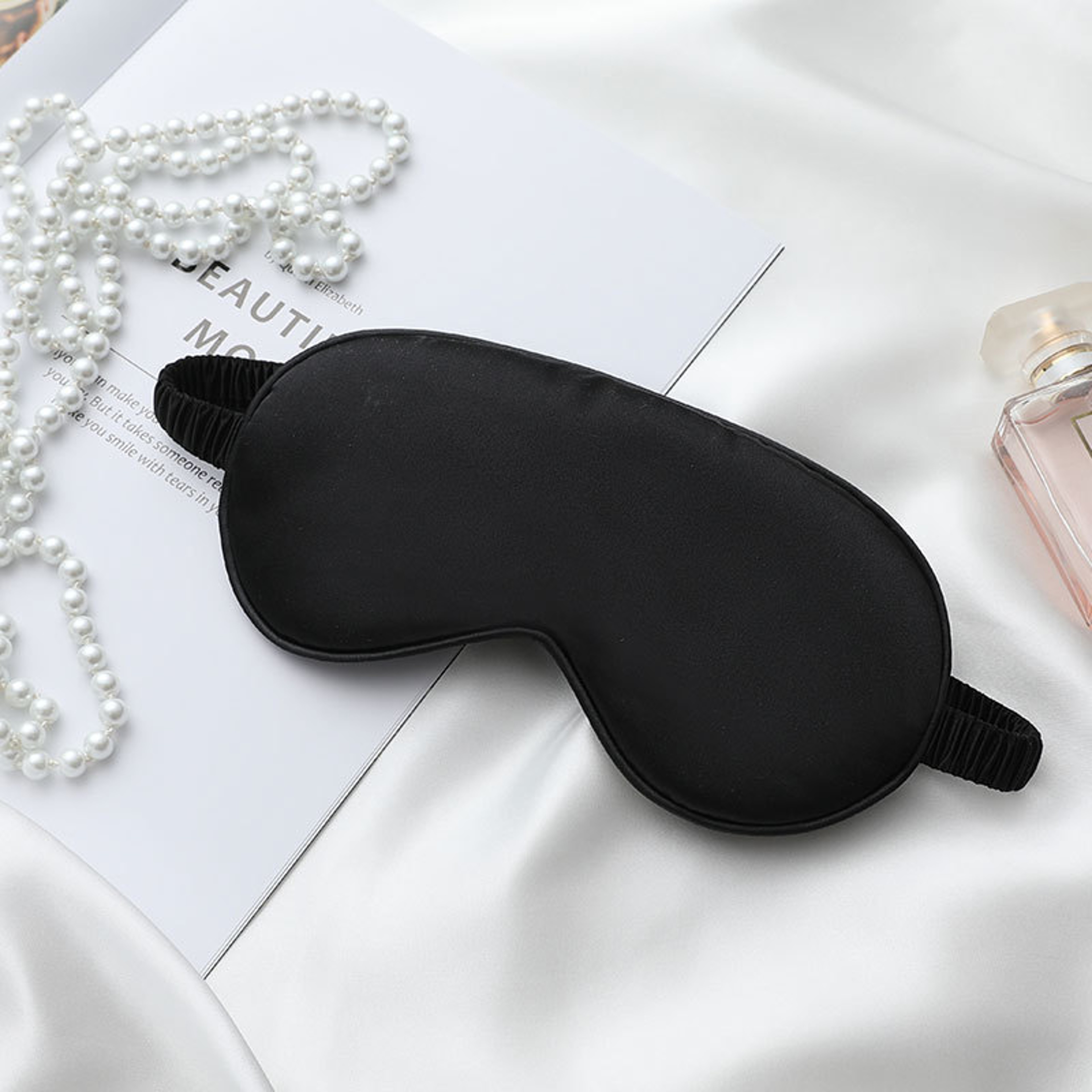 DoubleSided Silk Sleep Mask Light Blocking Breathable Travel Eye Mask 5