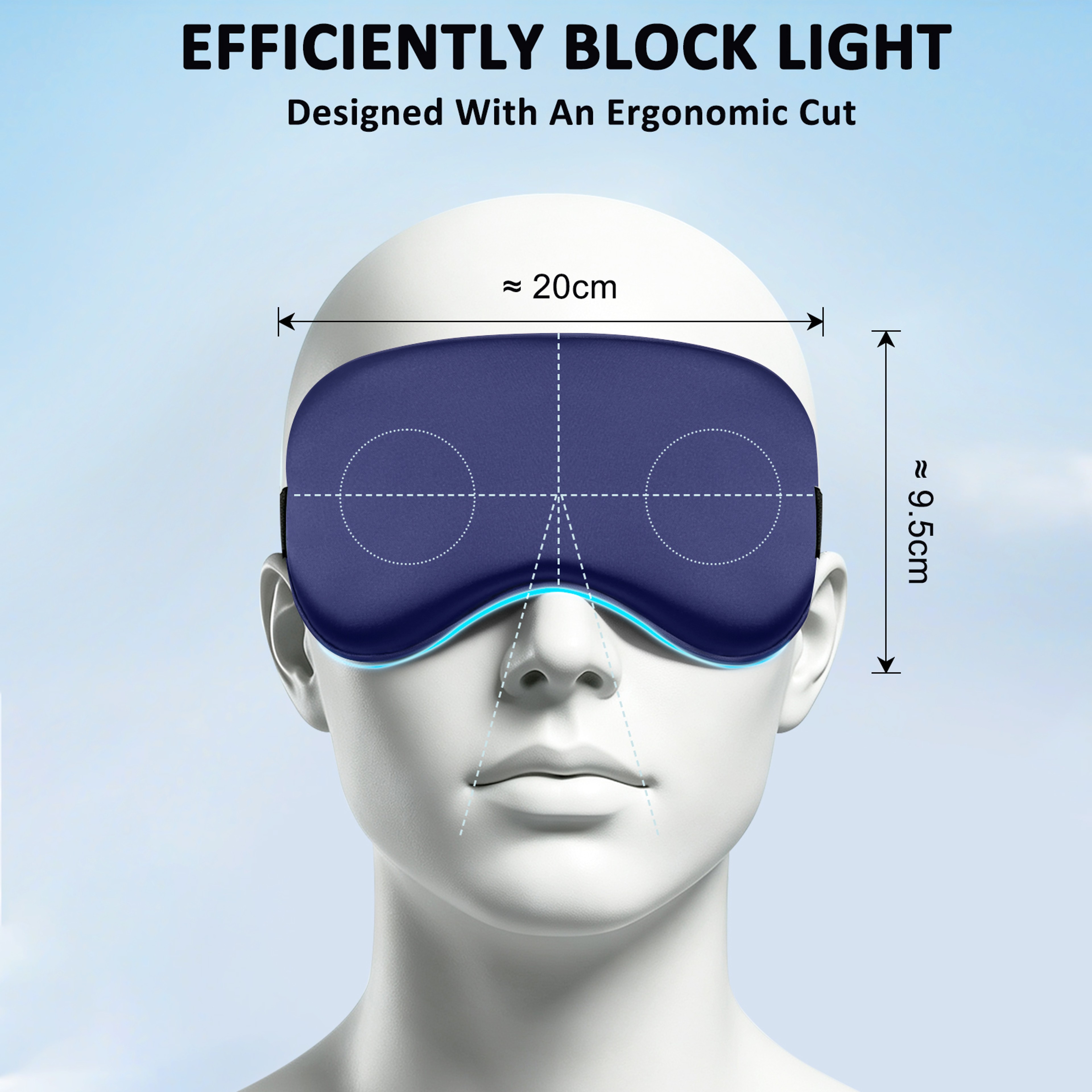 Silk Sleep Mask Soft Padded Light Blocking Eye Mask For Travel Nap And Night Rest 5
