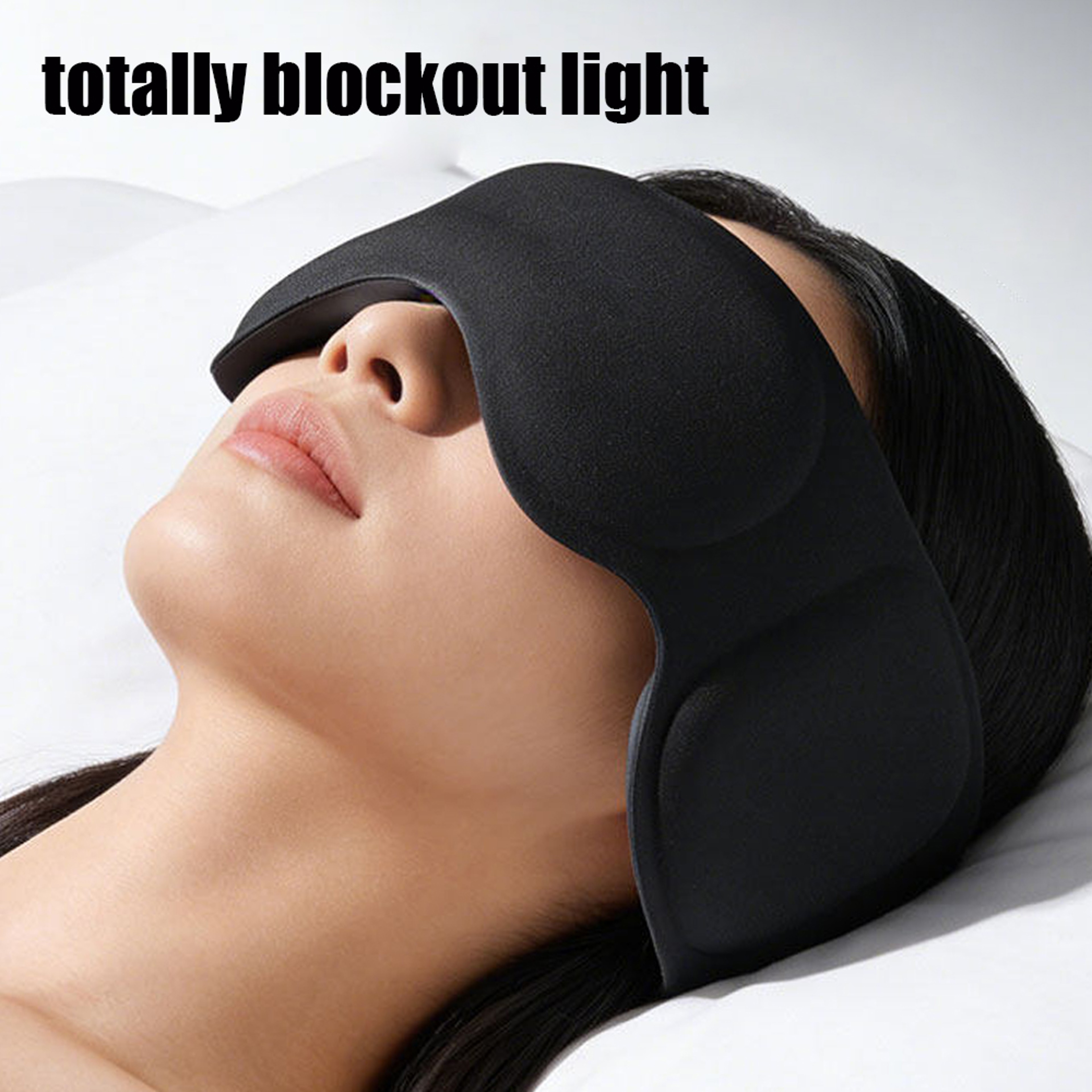 Weighted Eye Mask With Ear Cover For Side Sleepers 3