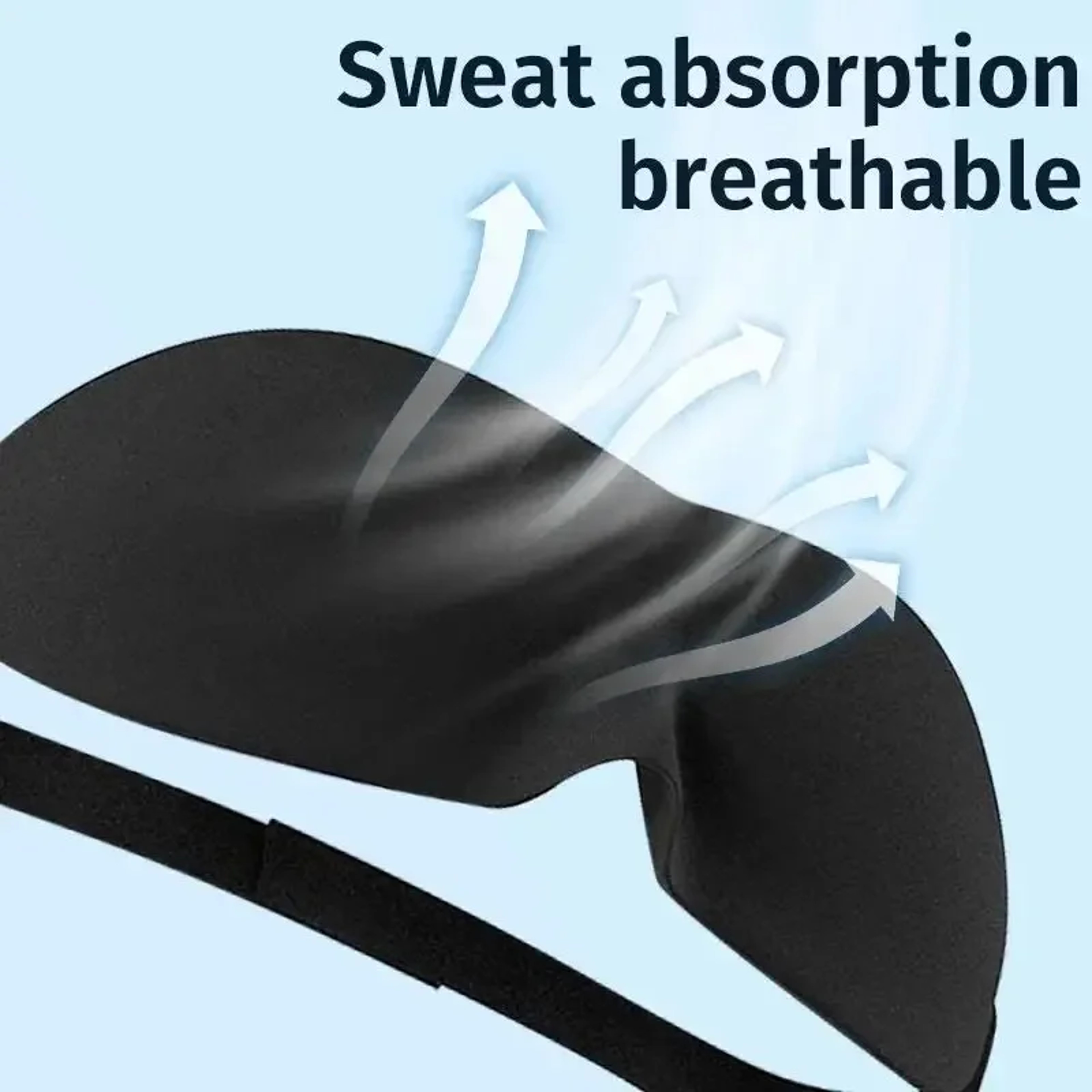 Sleep Mask Contoured Blackout Eye Mask For Deep Sleep Travel And Naps 6