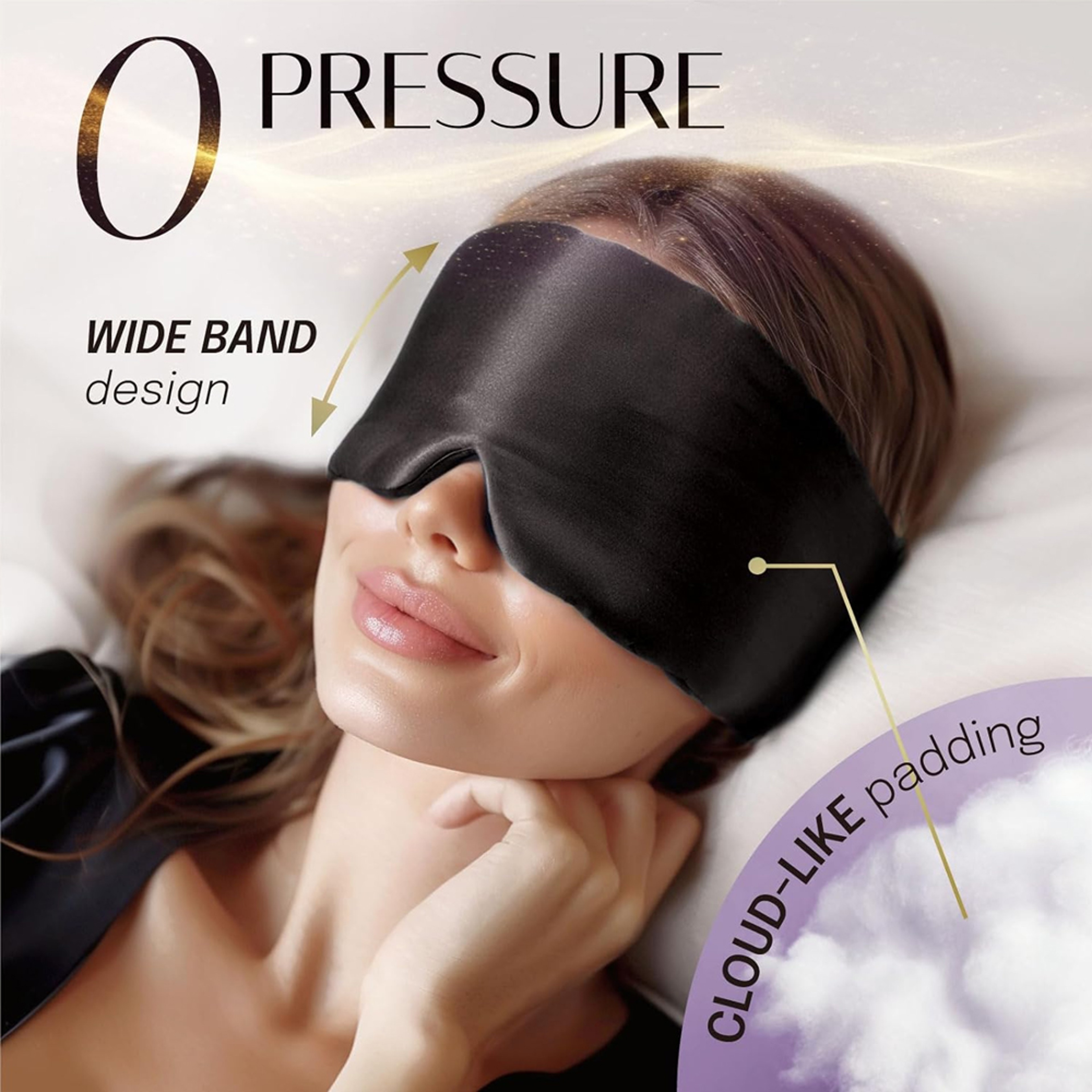 Mulberry Silk Sleep Mask Soft Padded Light Blocking Eye Mask For Travel 10