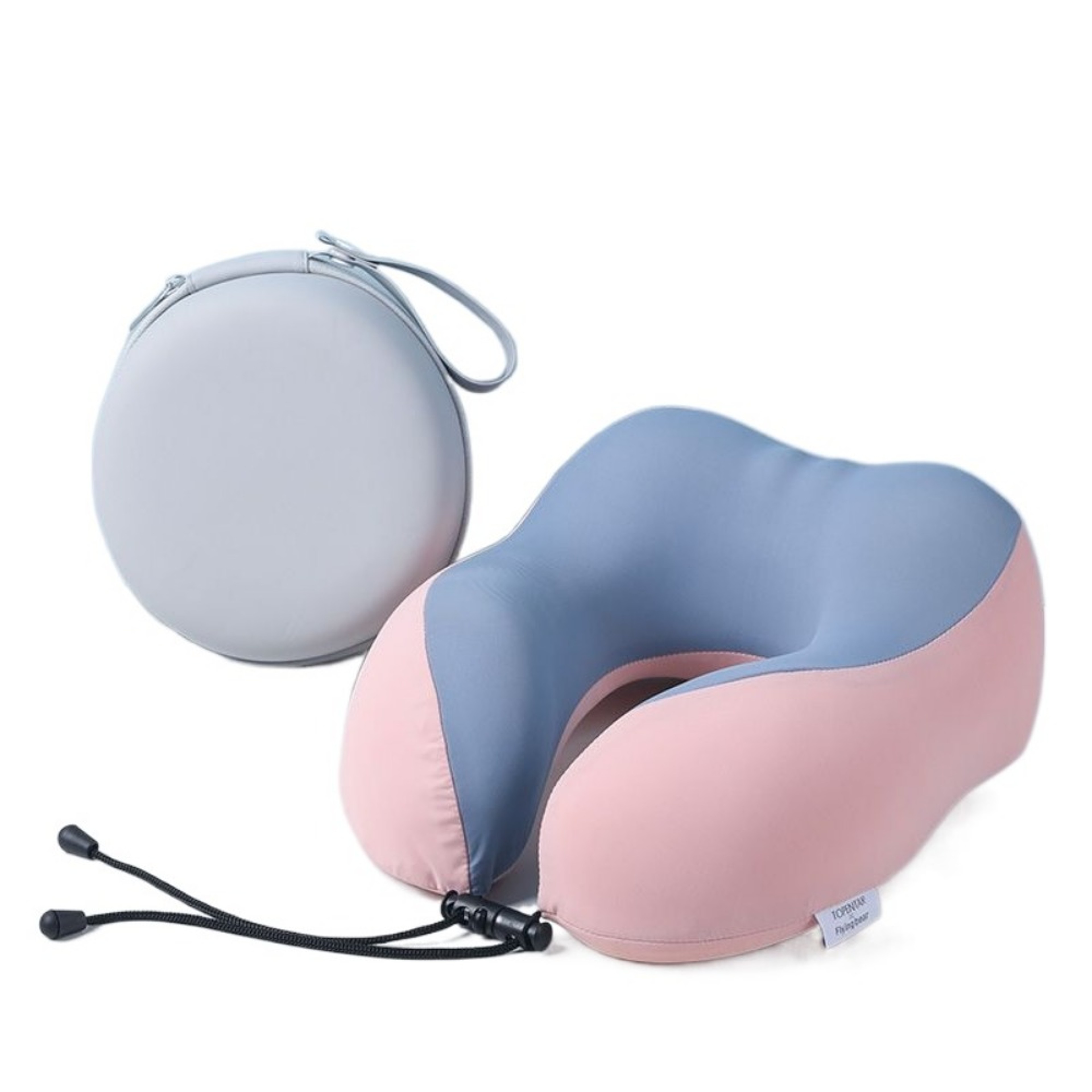 Memory Foam Travel Neck Pillow With U Shaped Support And Storage Bag 1