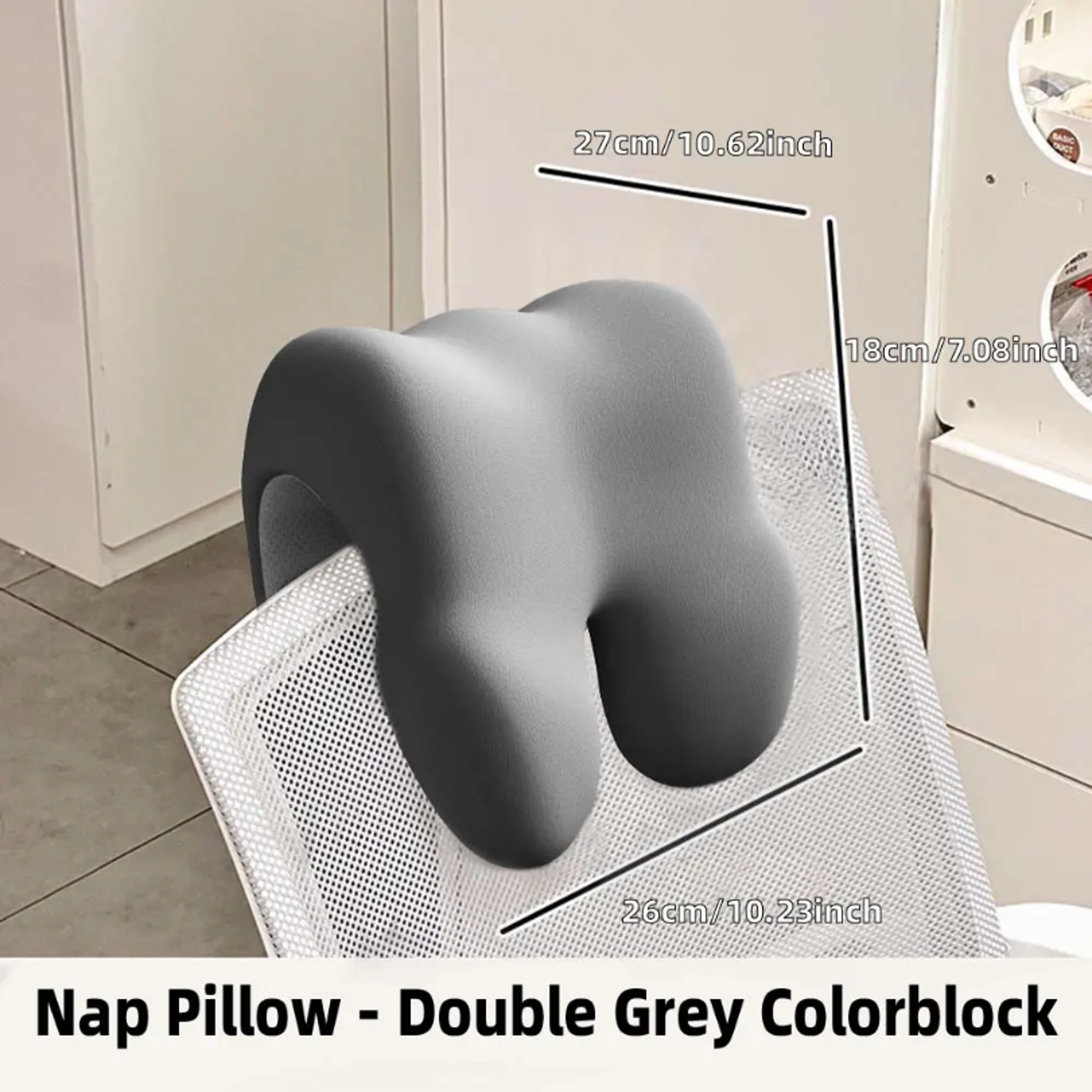Office Chair Headrest Neck Support Pillow For Workstation Naps 7