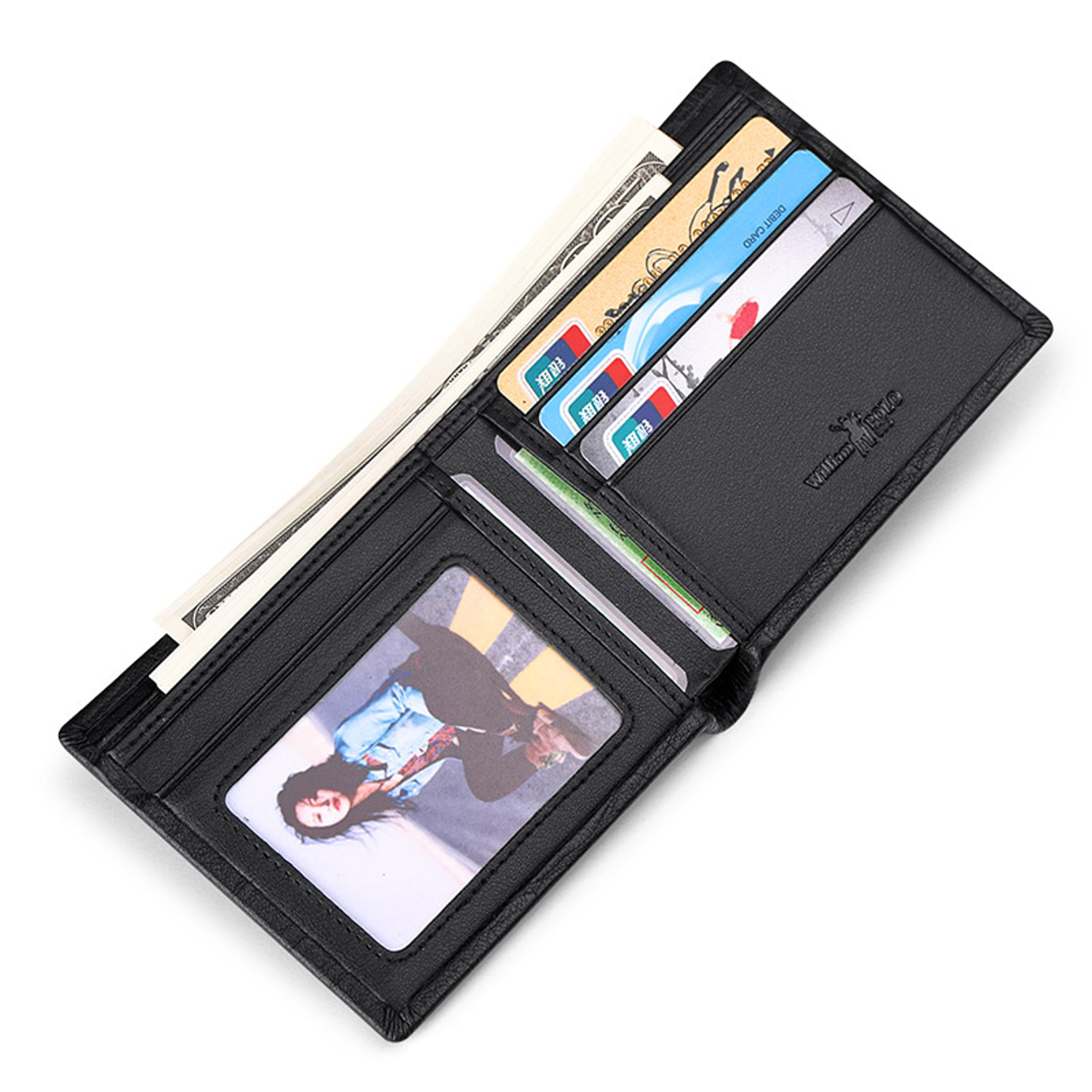 Genuine Leather Wallet For Men Crocodile Pattern Card Holder Wallet 5