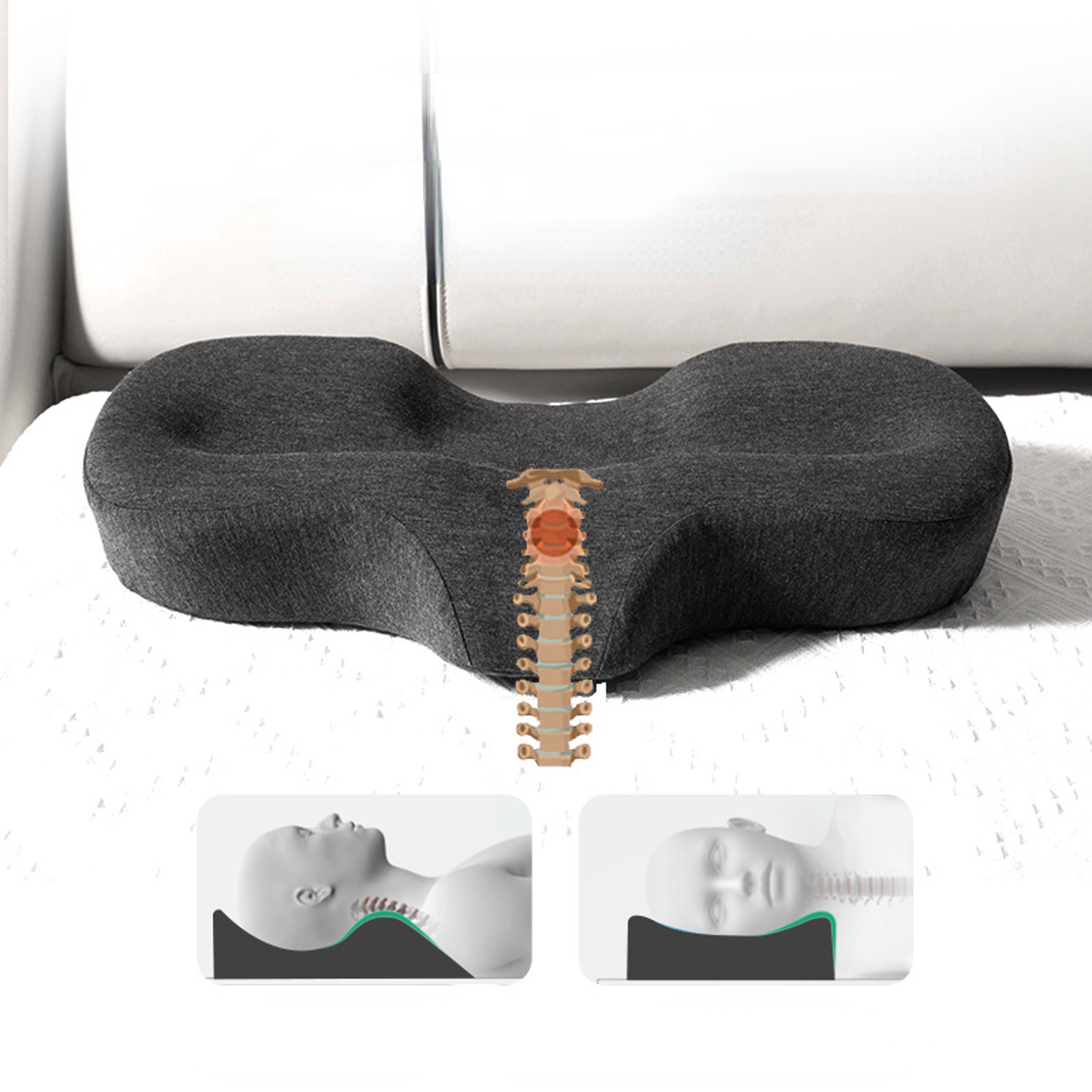 Memory Foam Cervical Pillow For Neck And Shoulder Support 6
