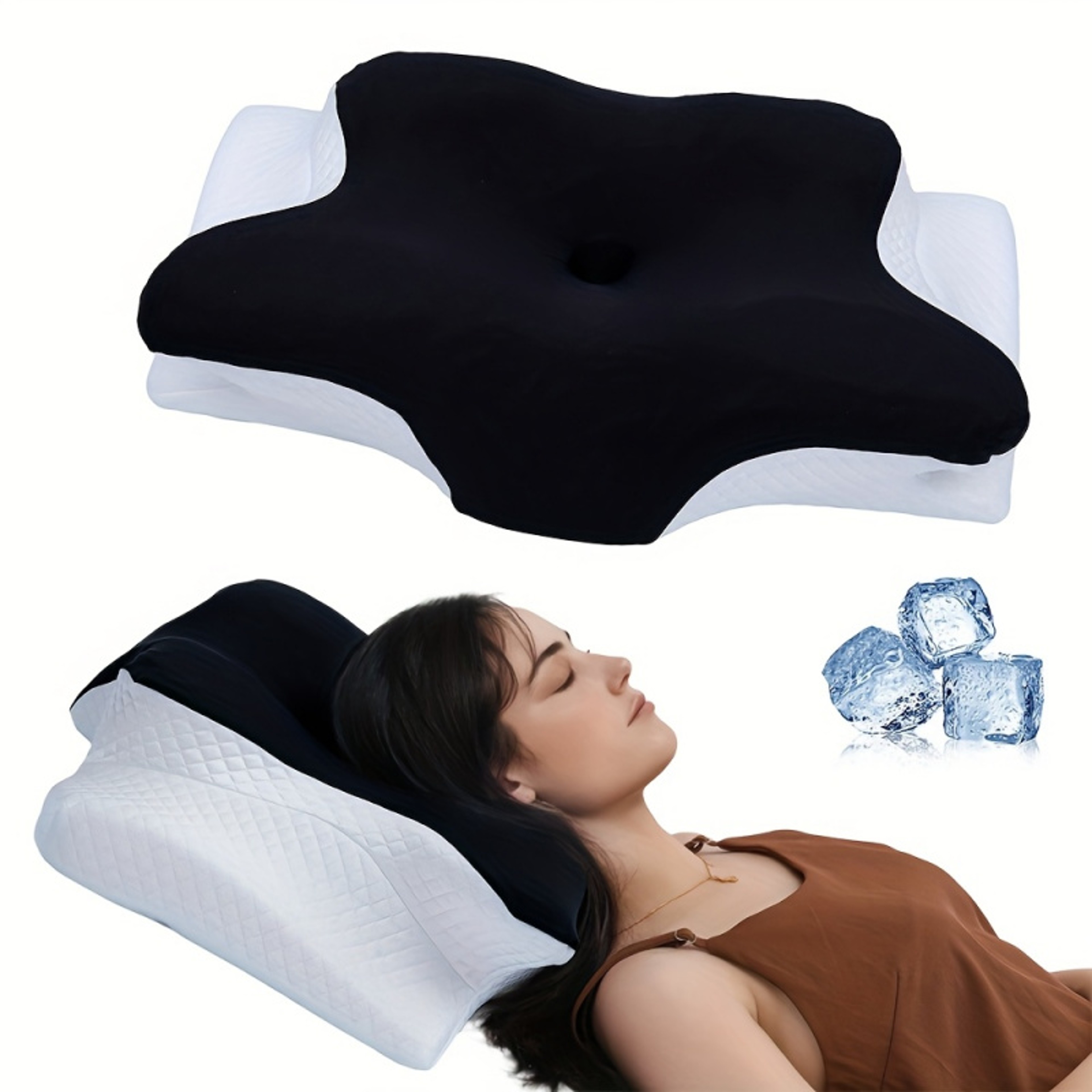 Butterfly Memory Foam Cervical Pillow For Neck Support And Slow Rebound Comfort 5
