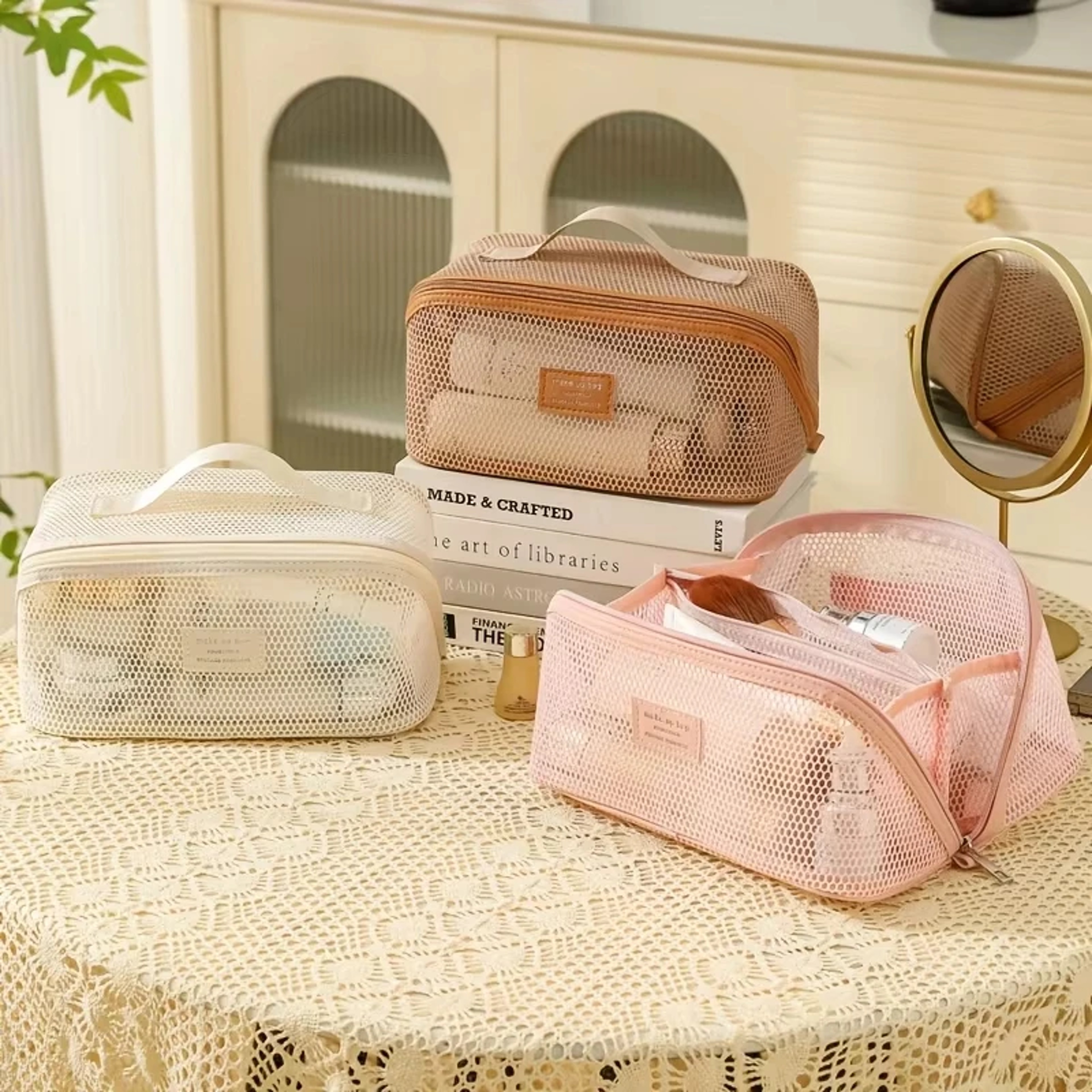 Transparent Makeup Bag Large Capacity Travel Toiletry Bag 5
