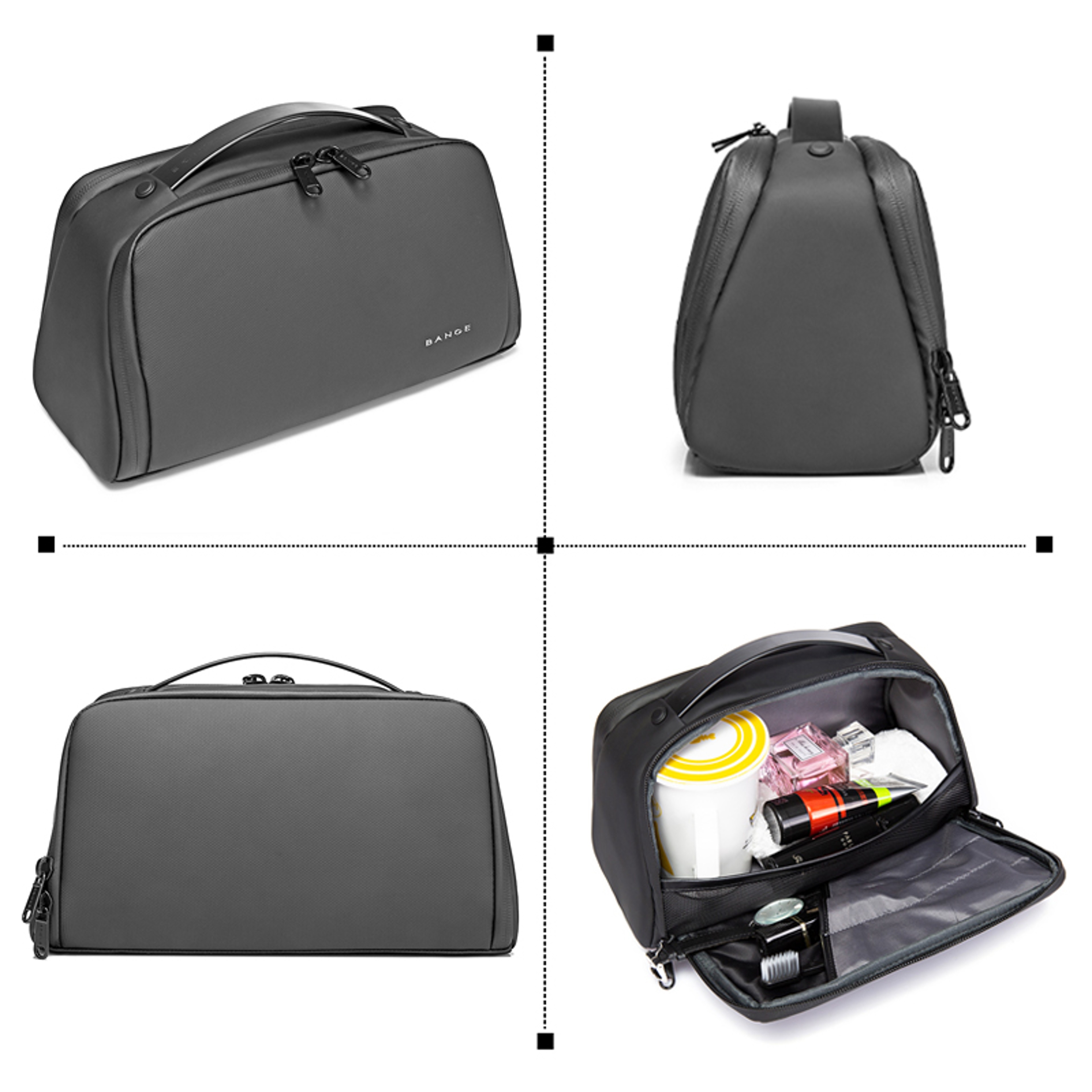 Waterproof Toiletry Bag With Hanging Travel Organizer And Cosmetic Storage Pouch 2