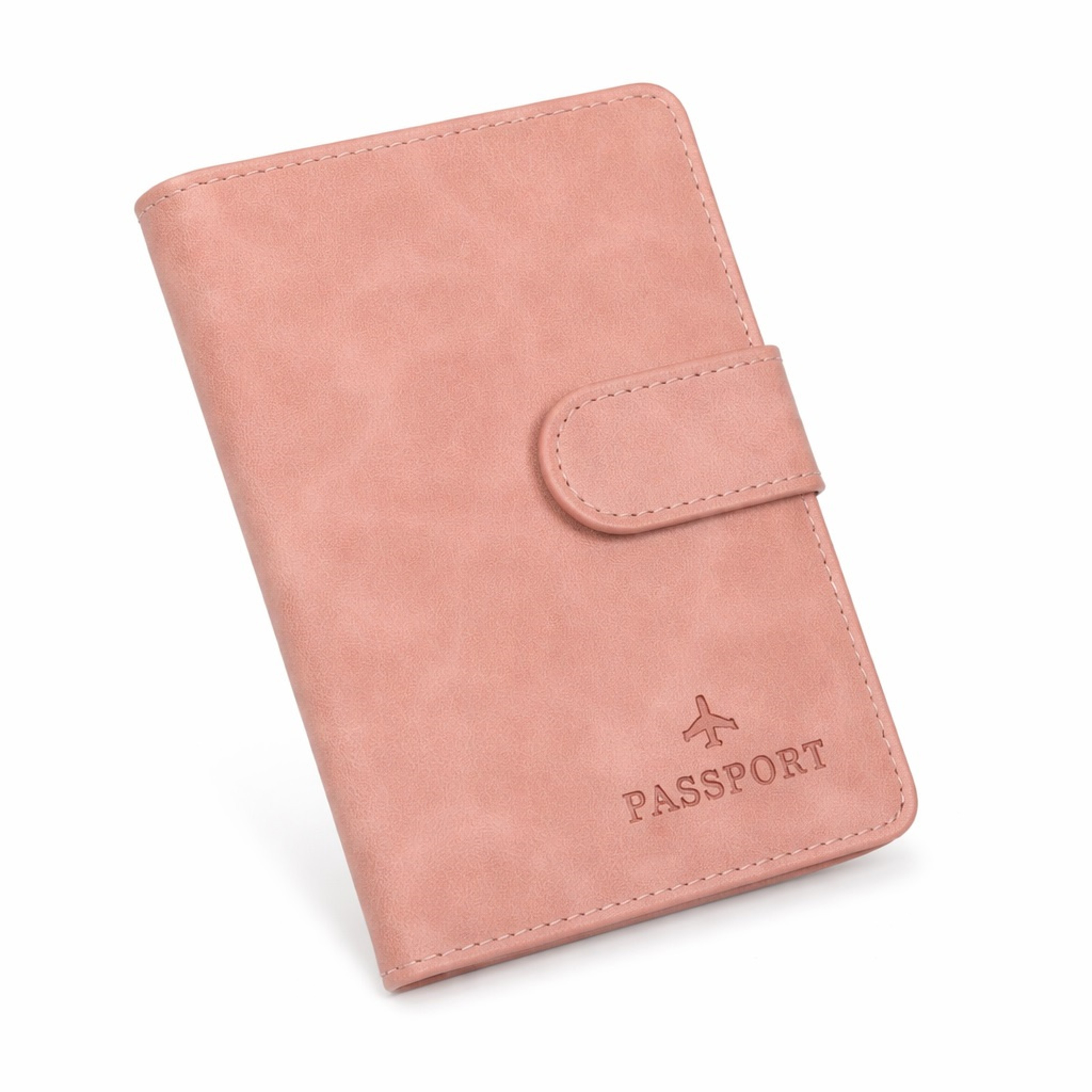 Blocking Passport Holder PU Leather Travel Wallet For Men And Women 0