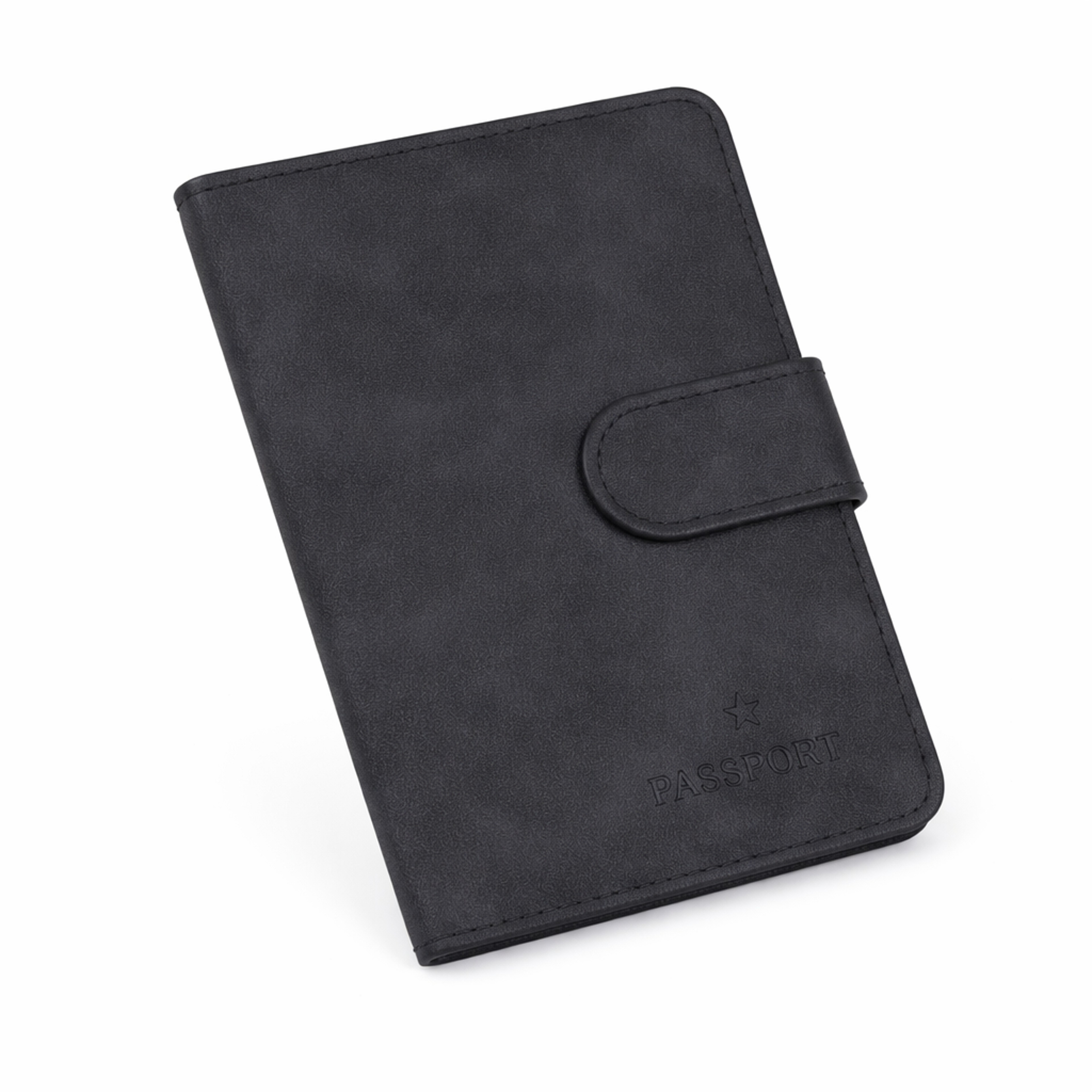 Blocking Passport Holder PU Leather Travel Wallet For Men And Women 1