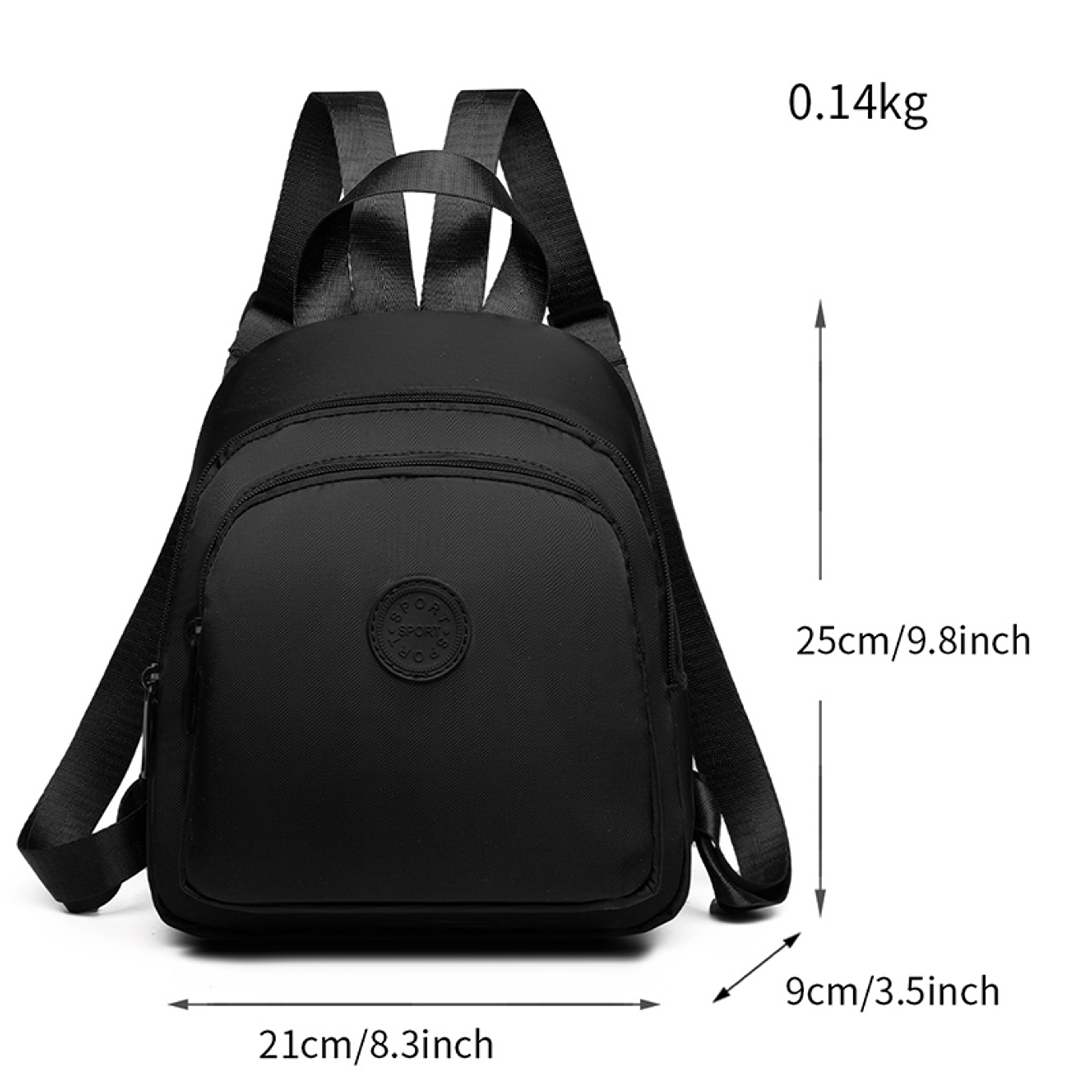 Mini Nylon Backpack Lightweight Water Resistant Travel Daypack 7