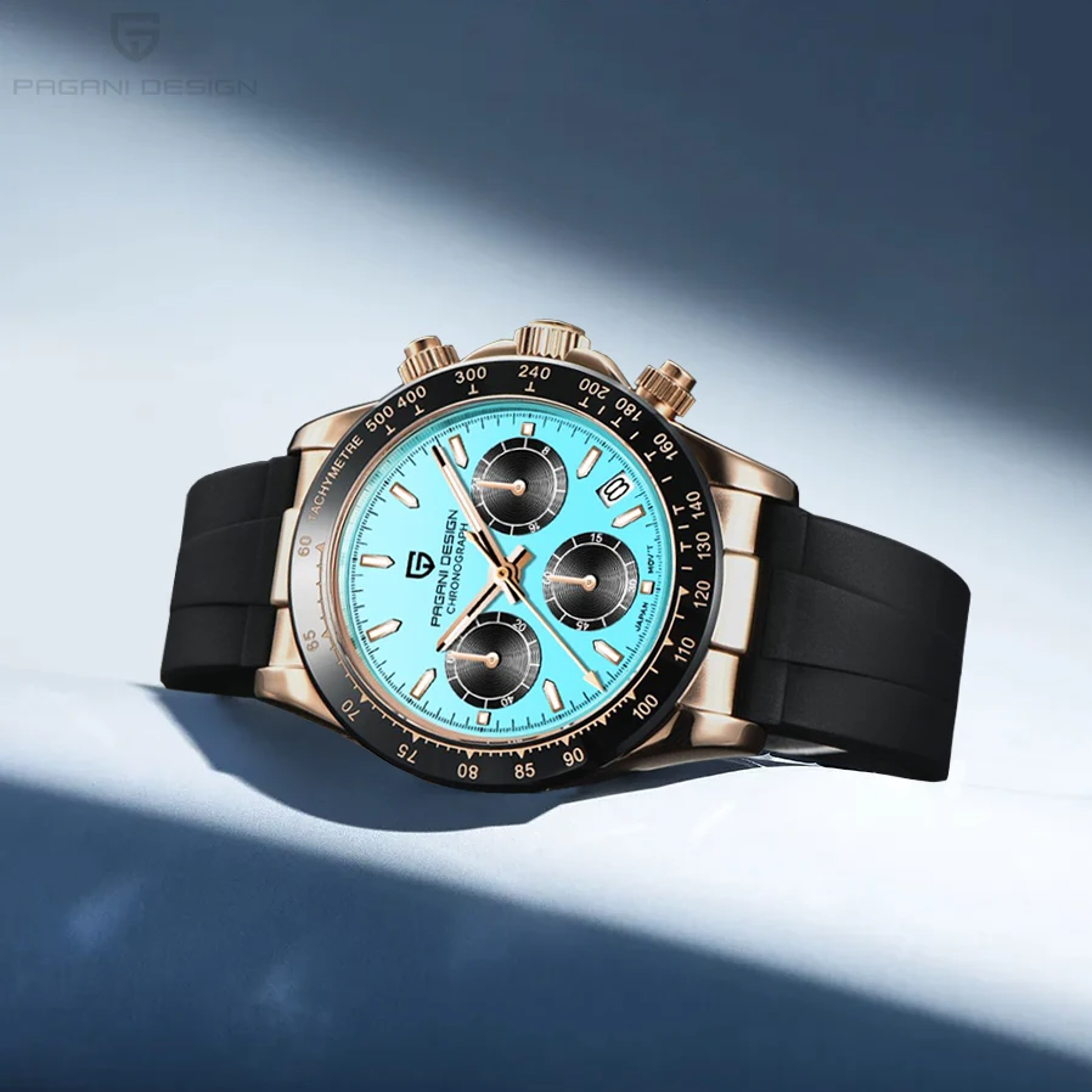 Meteorite Dial Mens Chronograph Watch 0