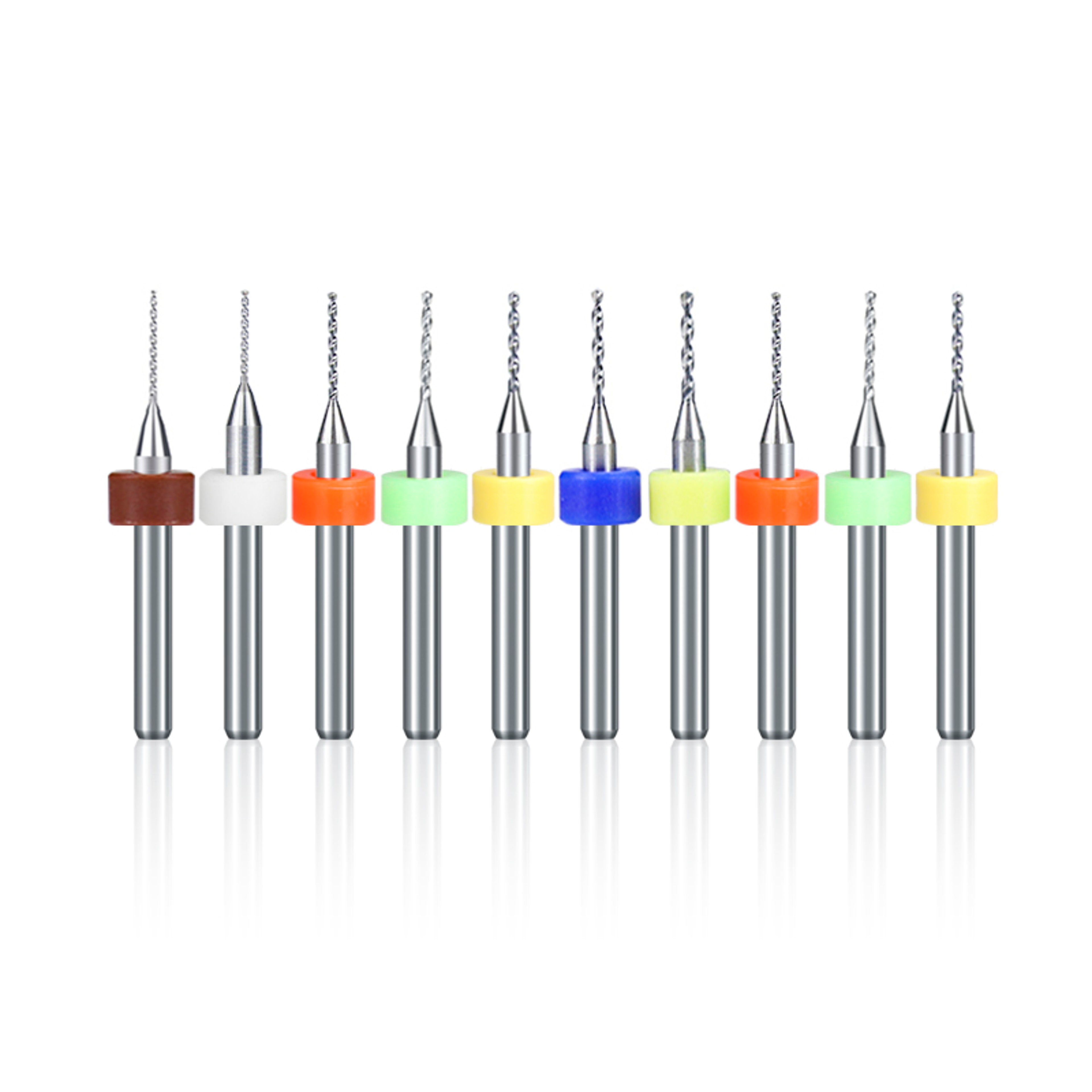 Import Carbide PCB Drill Bits Print Circuit Board Mini CNC Drilling Bit Set 14