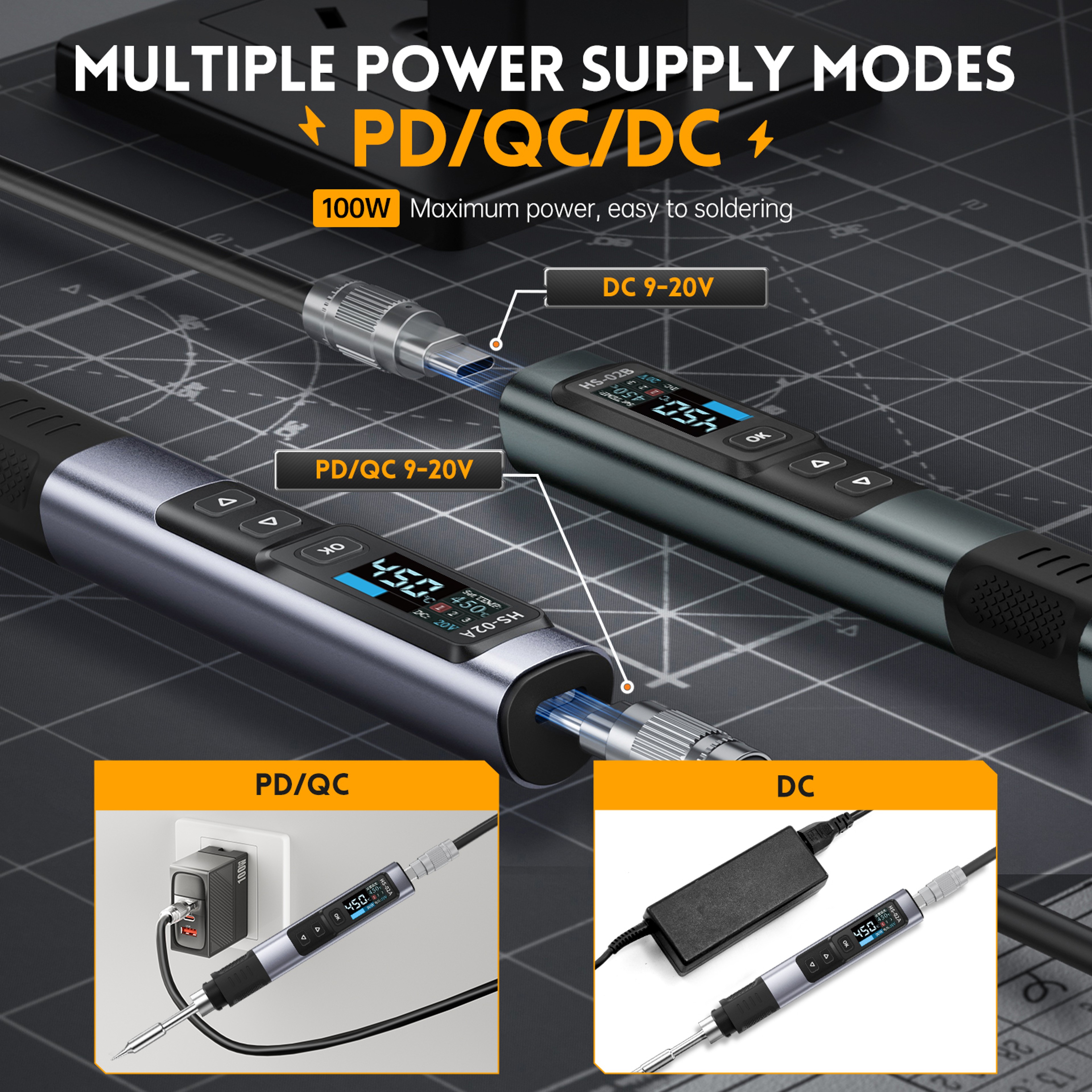 Smart Soldering Iron Adjustable Temp 4