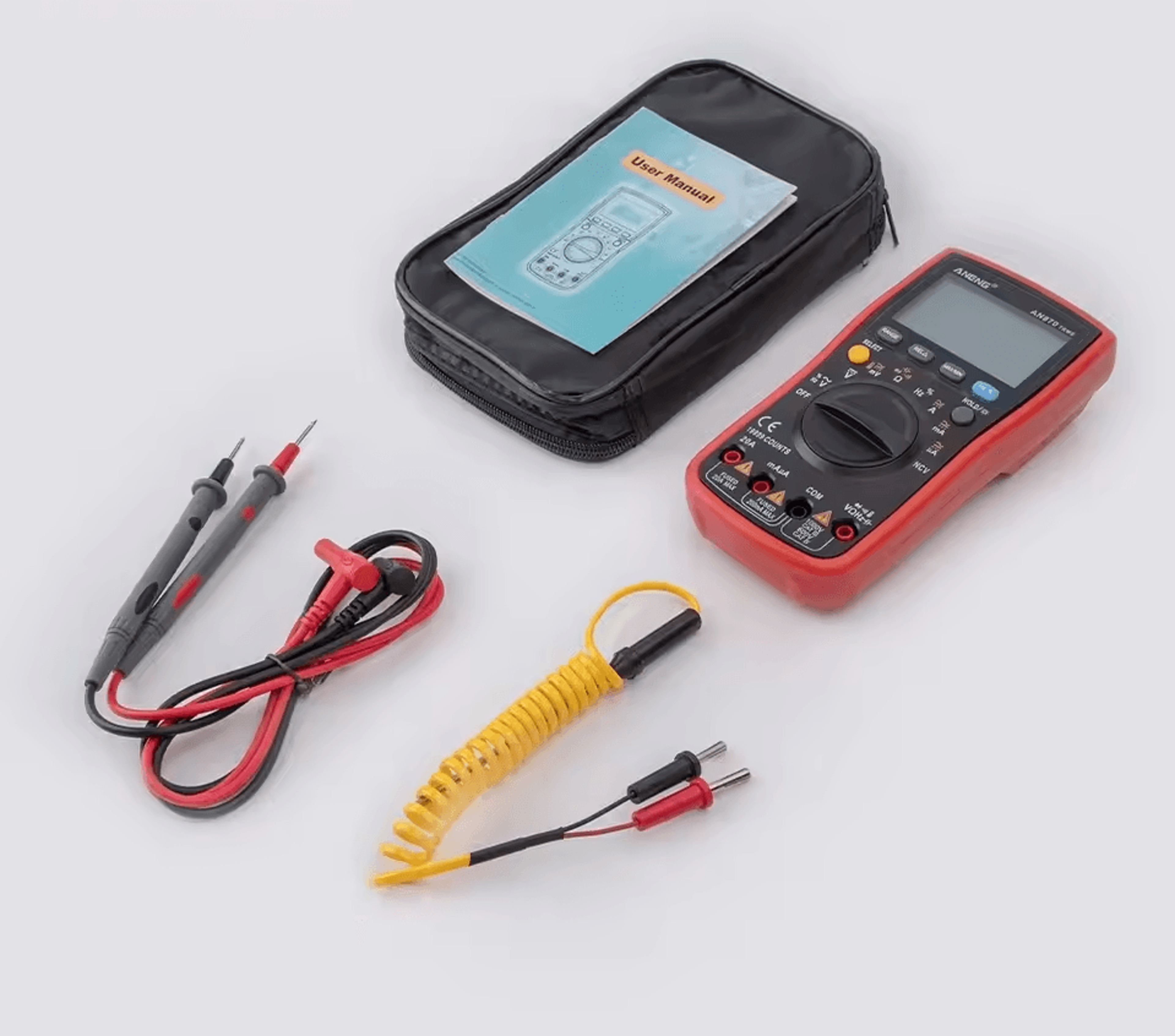 Count Digital Multimeter NCV Voltage Tester Current Capacitance Resistance 0