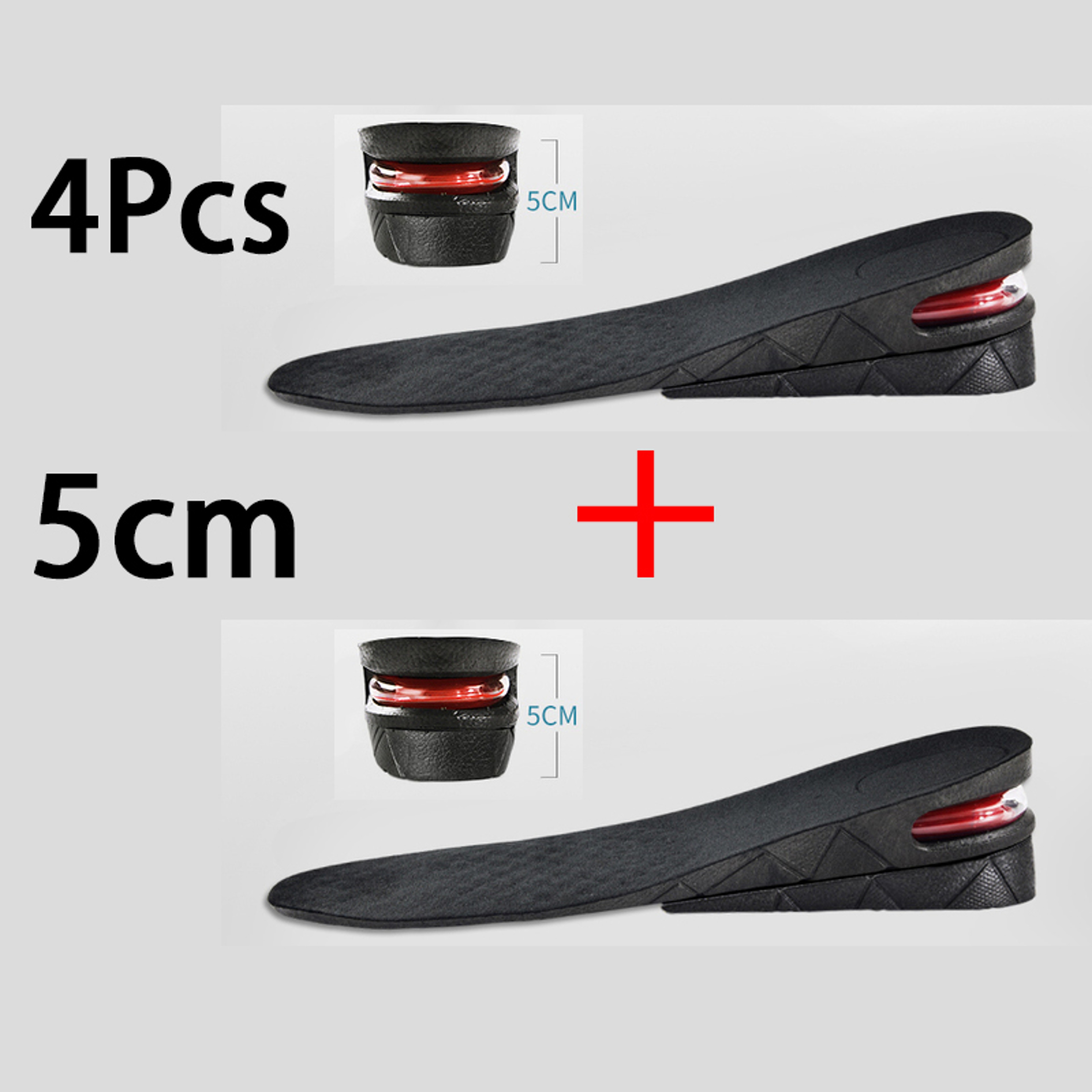 Invisible Height Increase Insoles Adjustable Cut Air Cushion 8