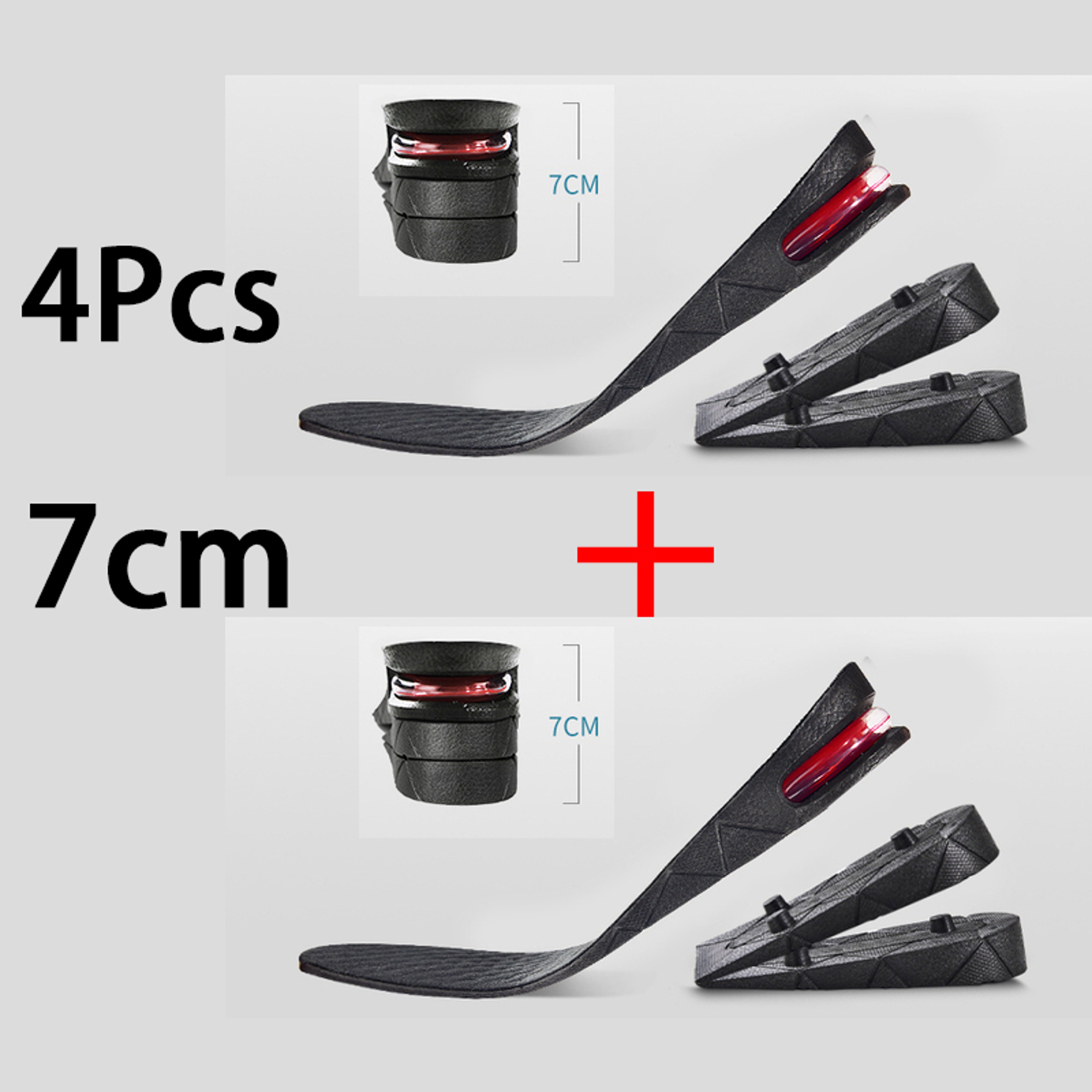 Invisible Height Increase Insoles Adjustable Cut Air Cushion 7