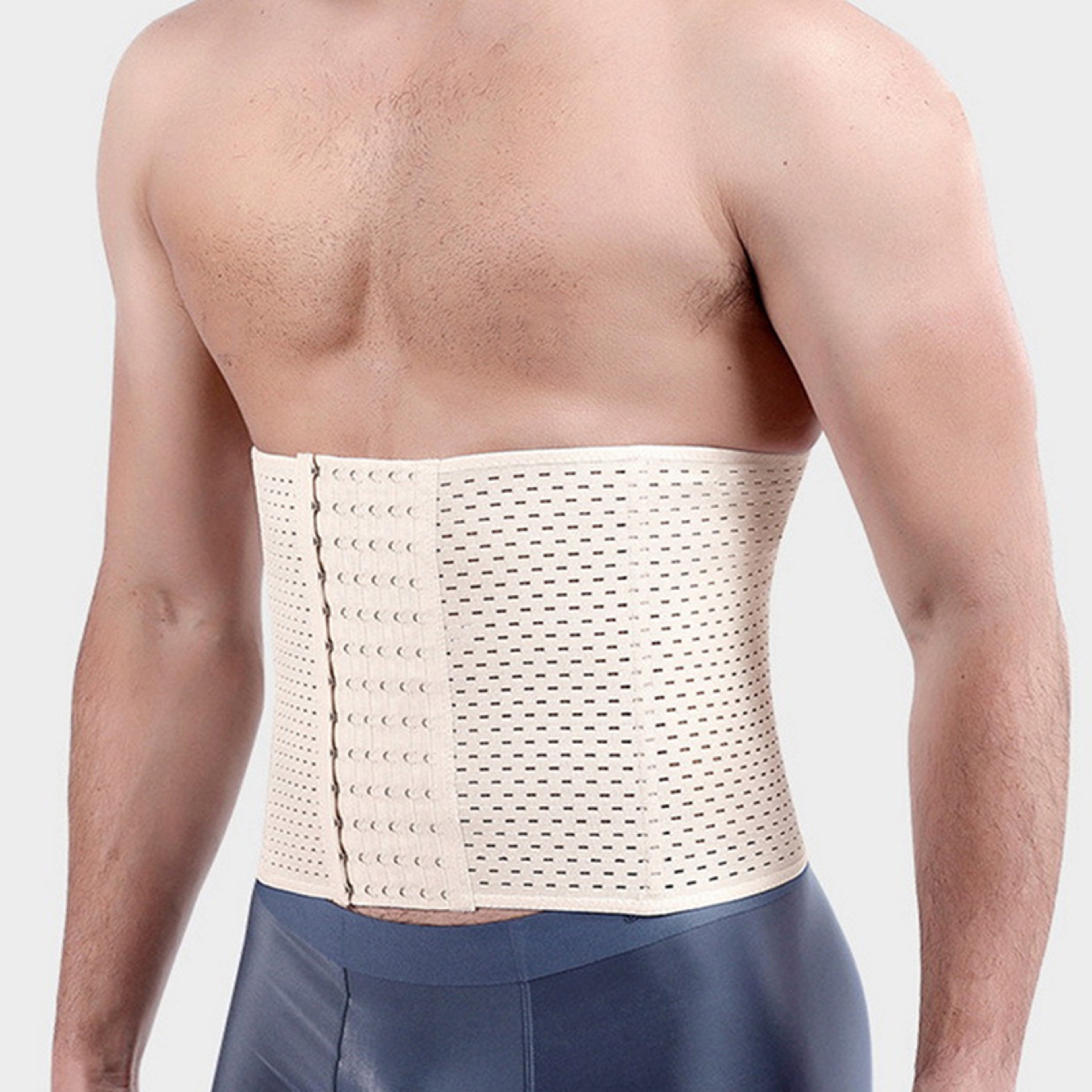 Men Waist Trainer Body Shaper Tummy Control Compression Belt 0