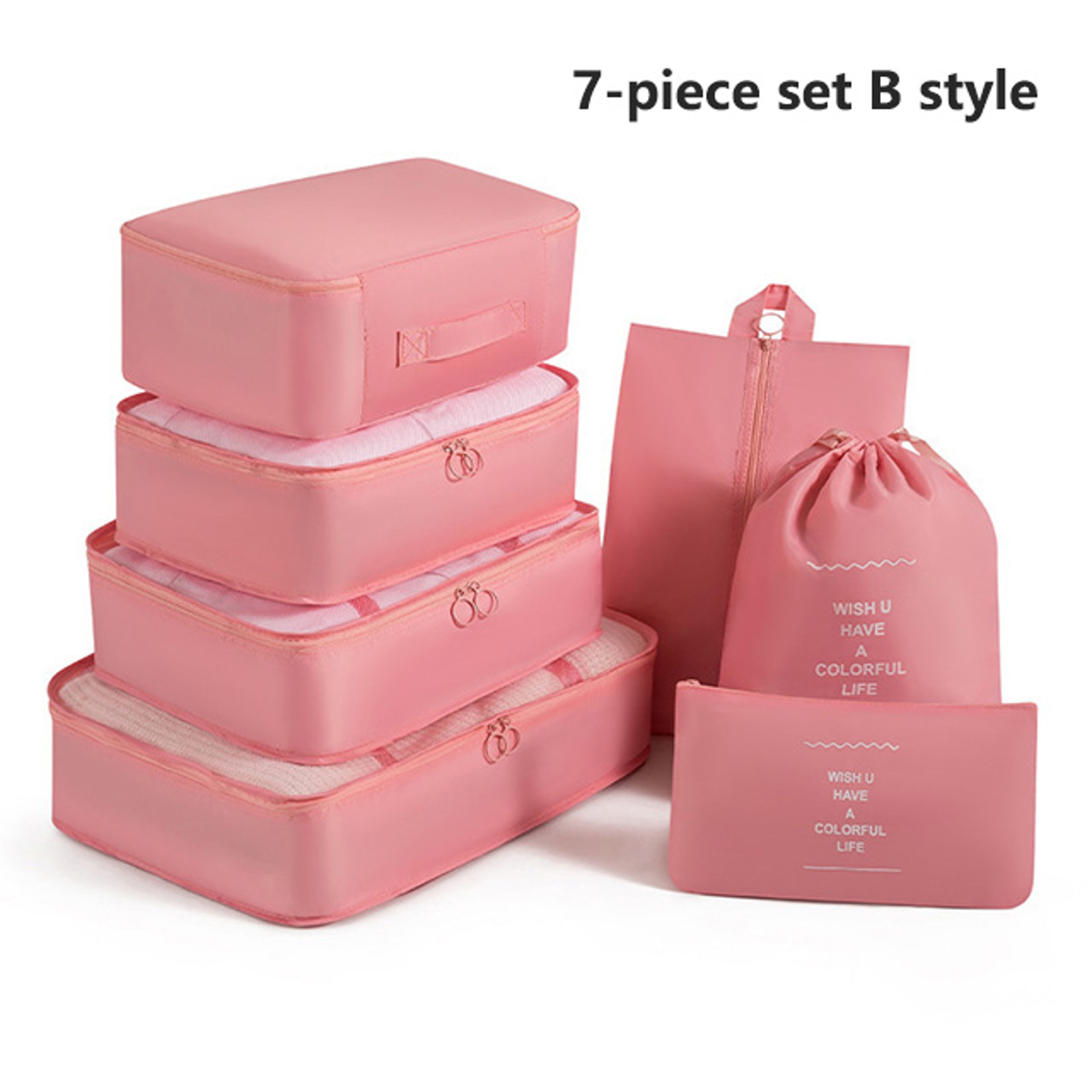Packing Cubes Travel Organizer Set For Suitcase Storage 5