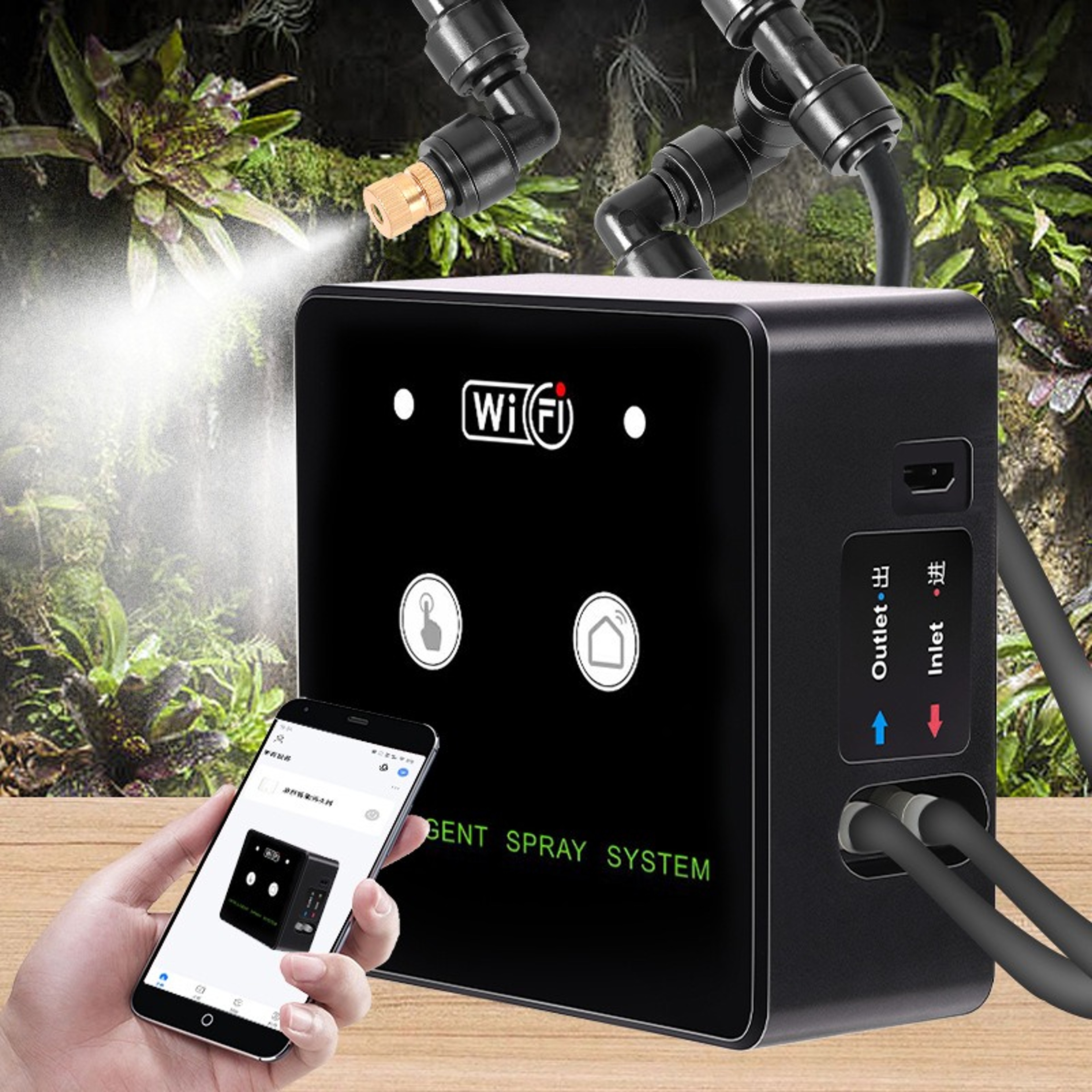 WiFi Reptile Misting System Timer Humidifier Kit 0