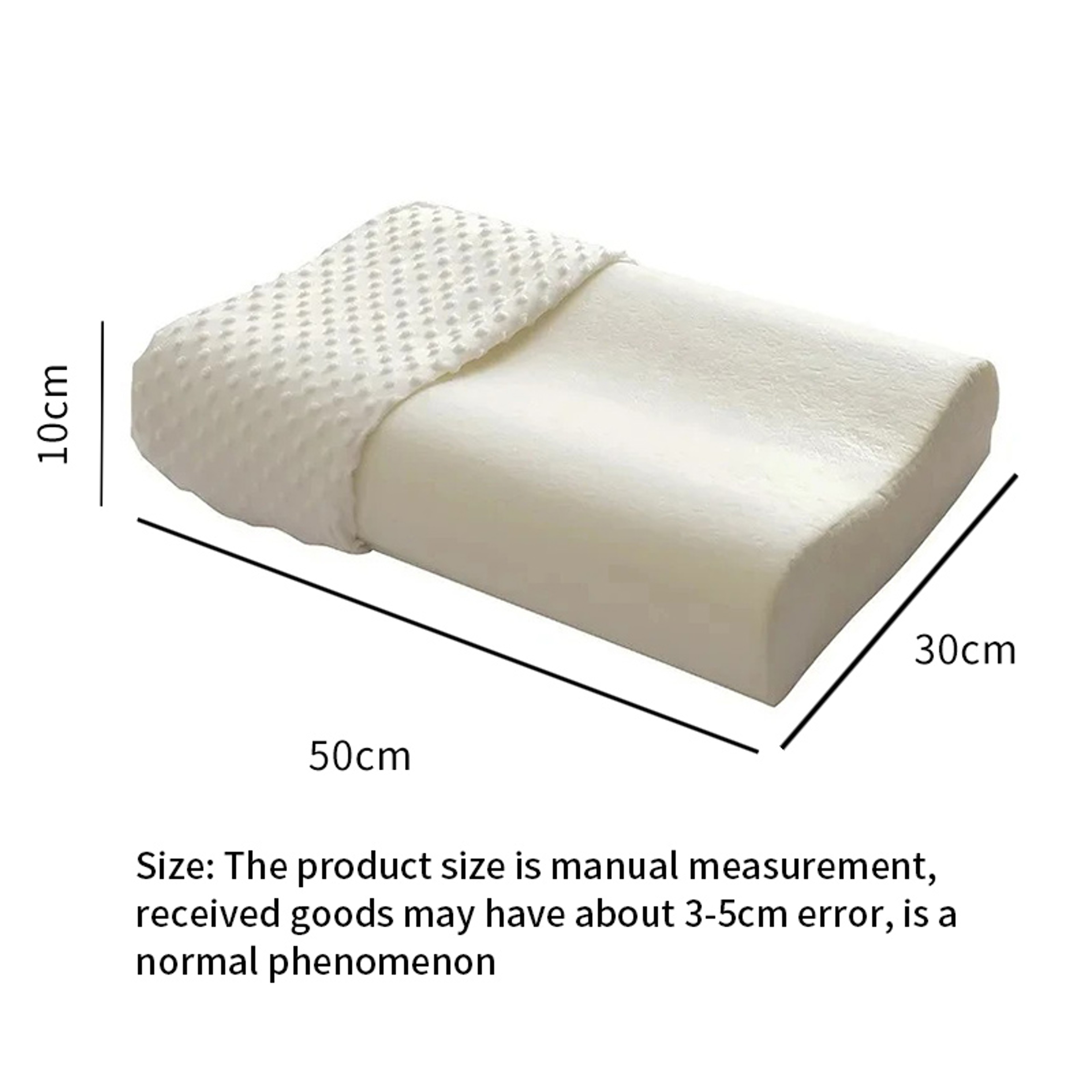 Adjustable Memory Foam Contour Pillow For Side Sleepers Neck And Shoulder Support 3