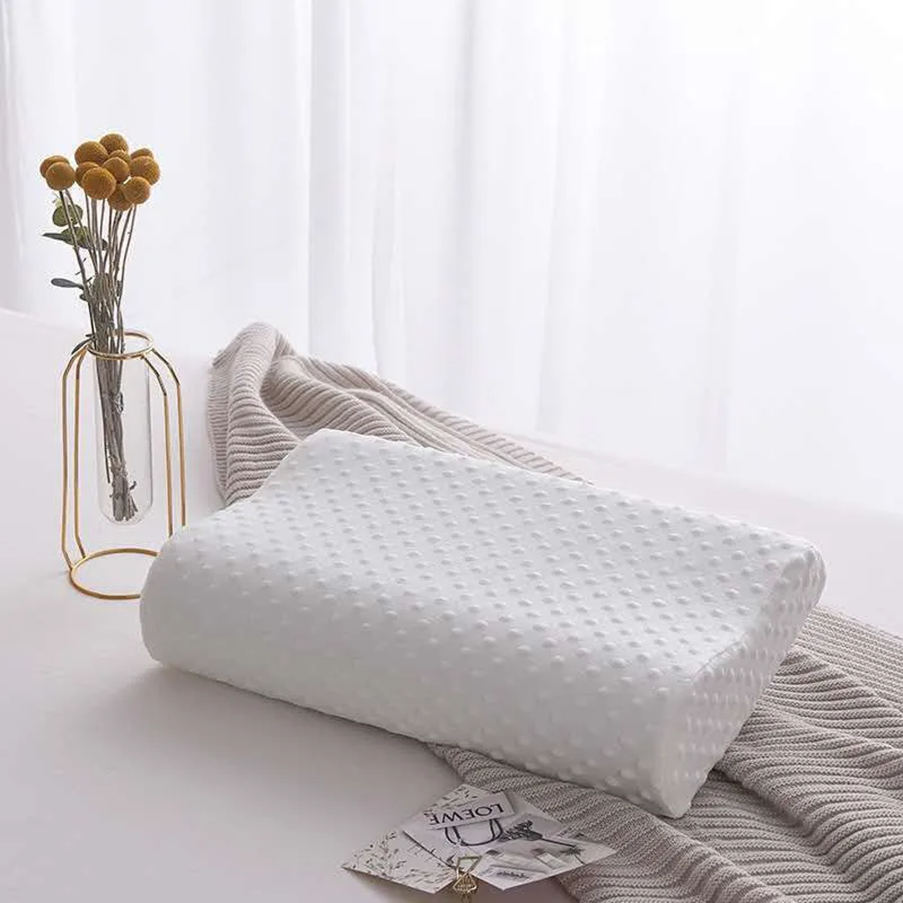 Adjustable Memory Foam Contour Pillow For Side Sleepers Neck And Shoulder Support 5