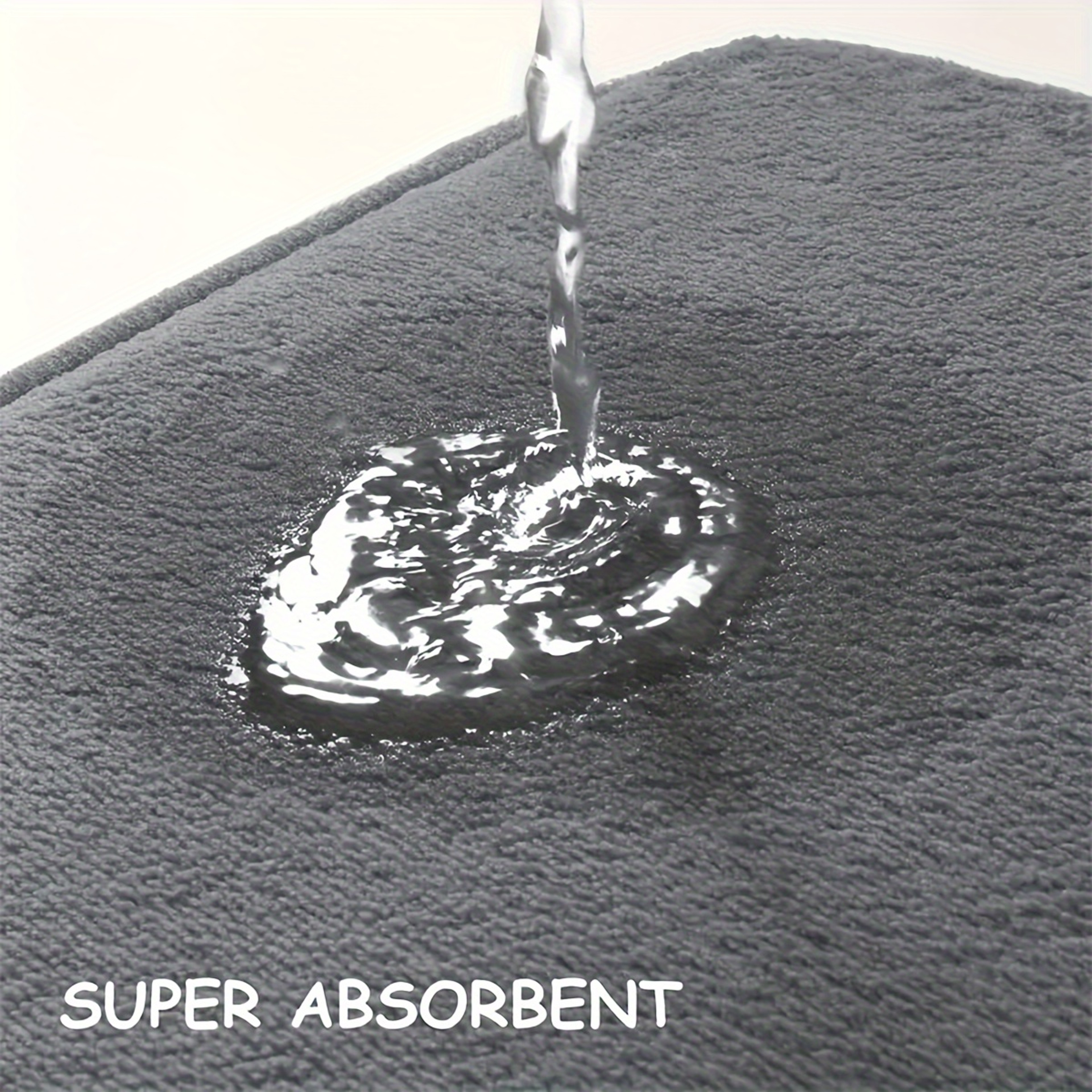 Thickened Absorbent Non Slip Bathroom Toilet Mat 5