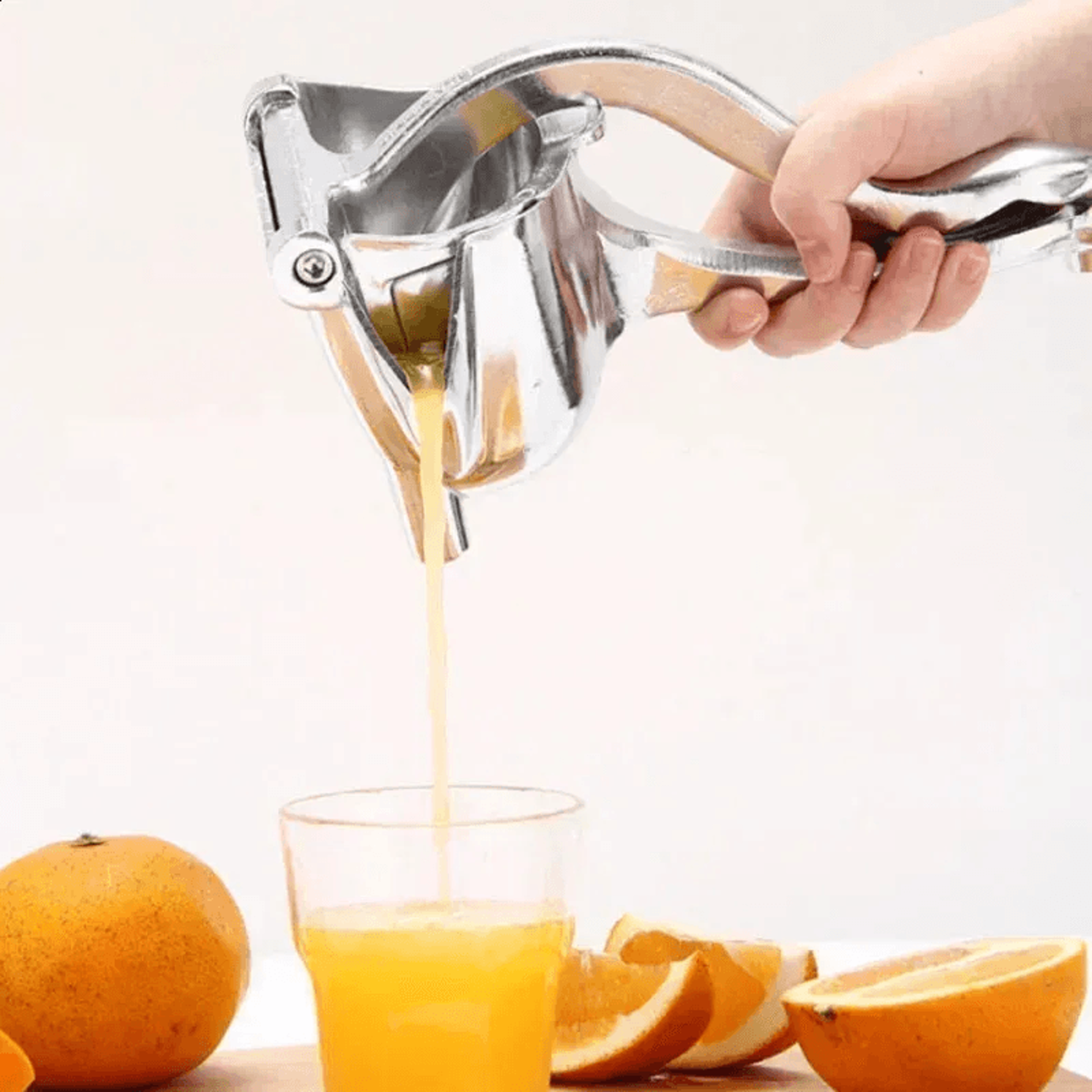 Heavy Duty Aluminum Alloy Manual Citrus Juicer Hand Press For Lemon Orange And Pomegranate 0