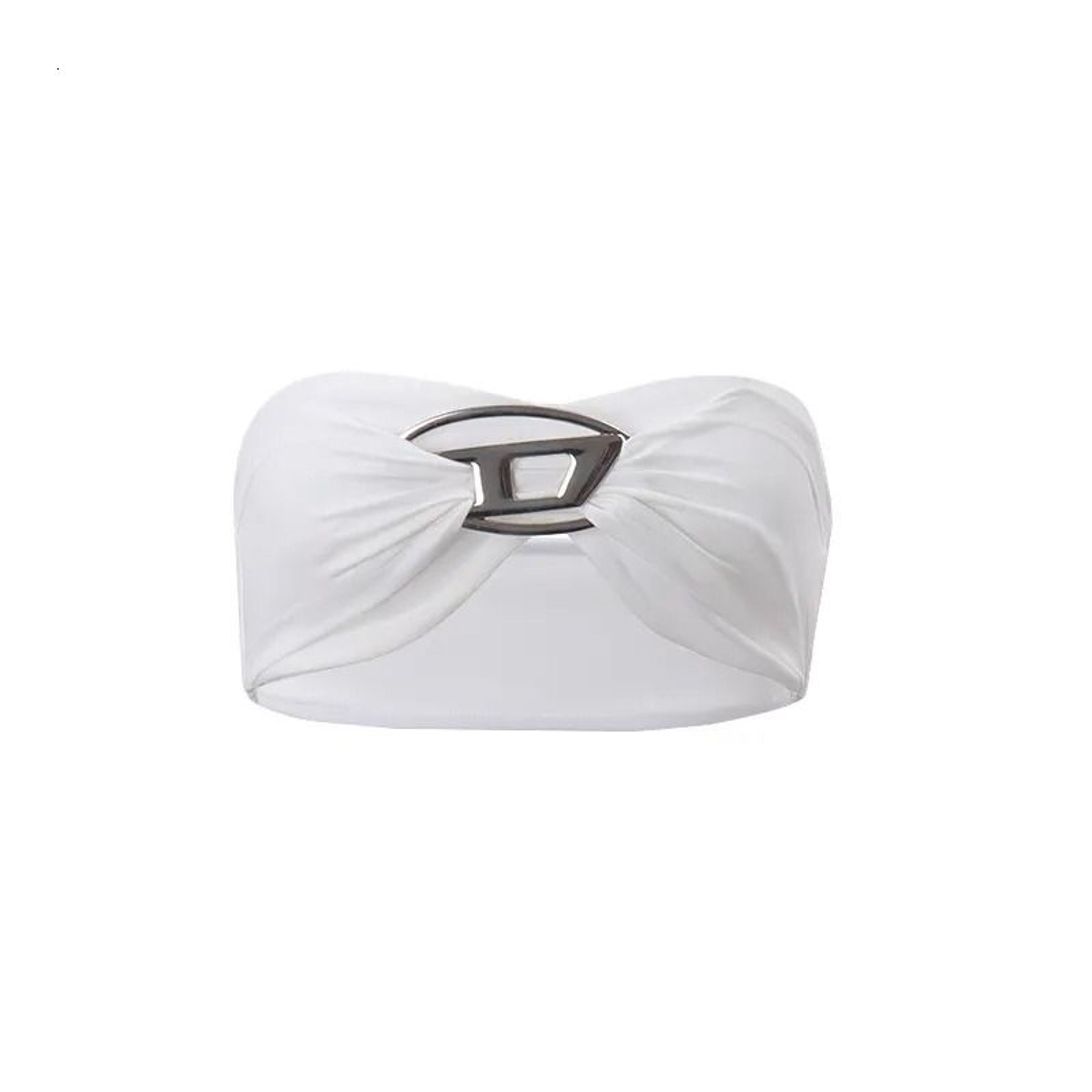 Backless Metal Decor Crop Tube Top For Women 1