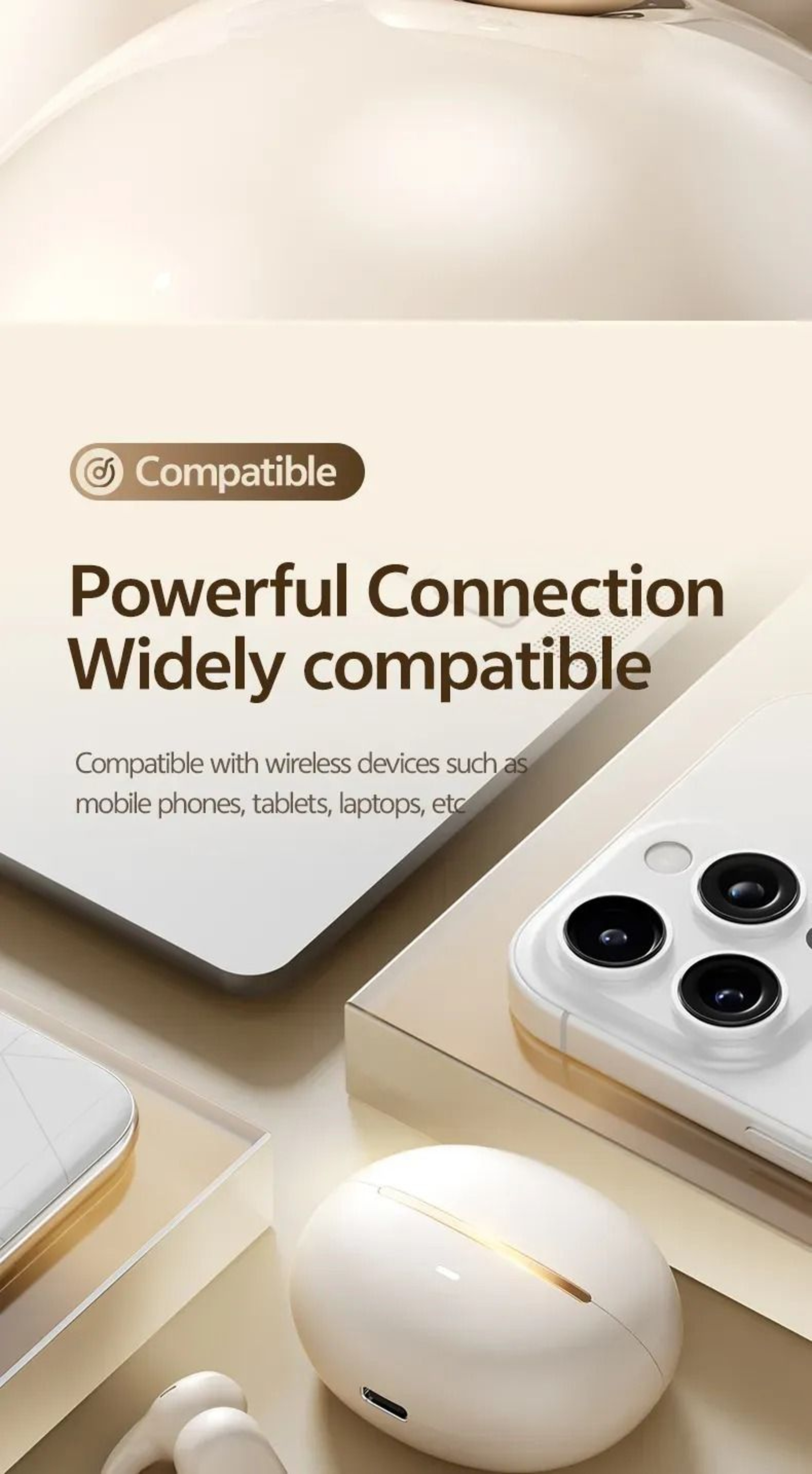 Deep Bass Wireless Sport Earbuds With Earhook Waterproof Bluetooth Earphones 3