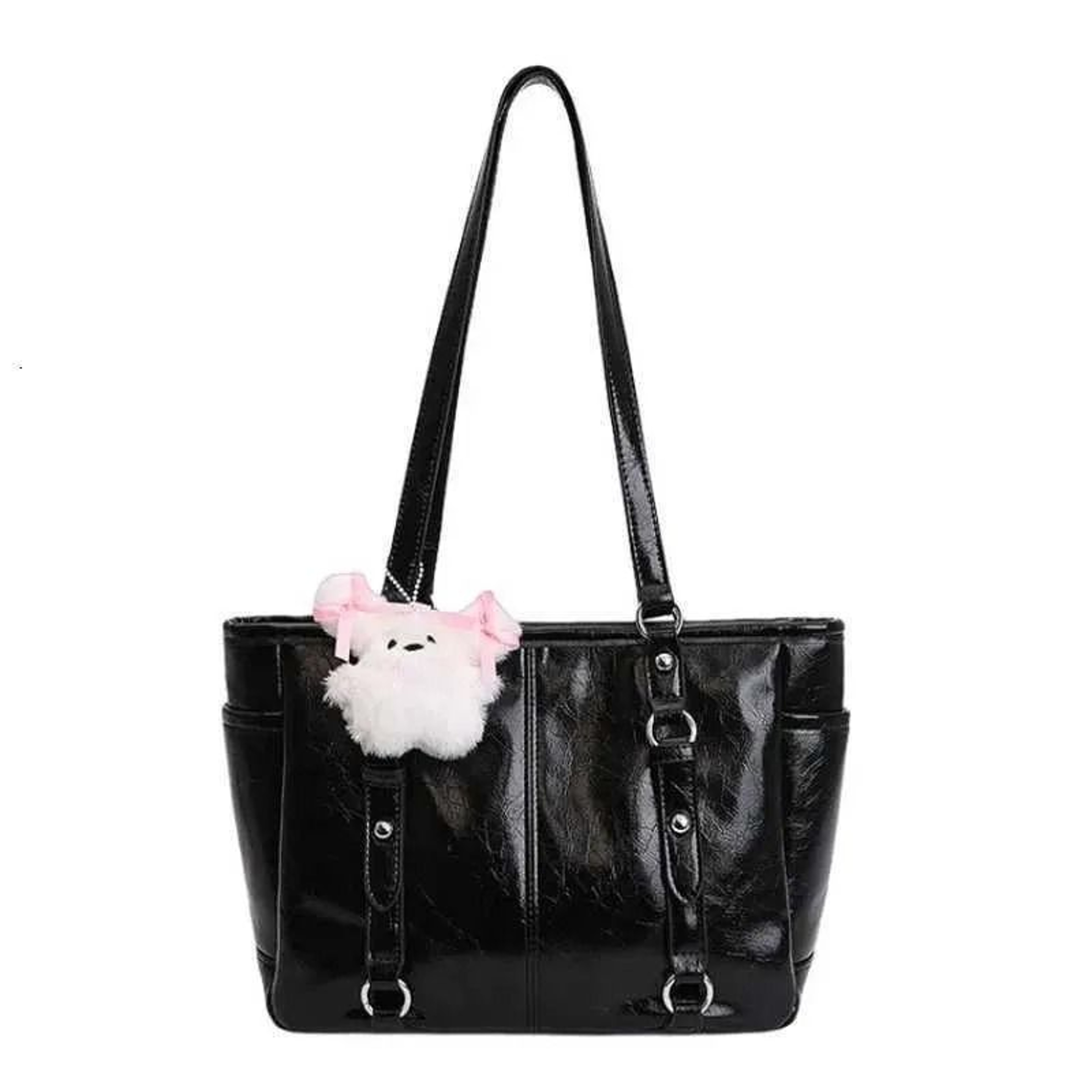 Pastel Multi Pocket Womens Shoulder Tote Bag For Everyday Carry 2