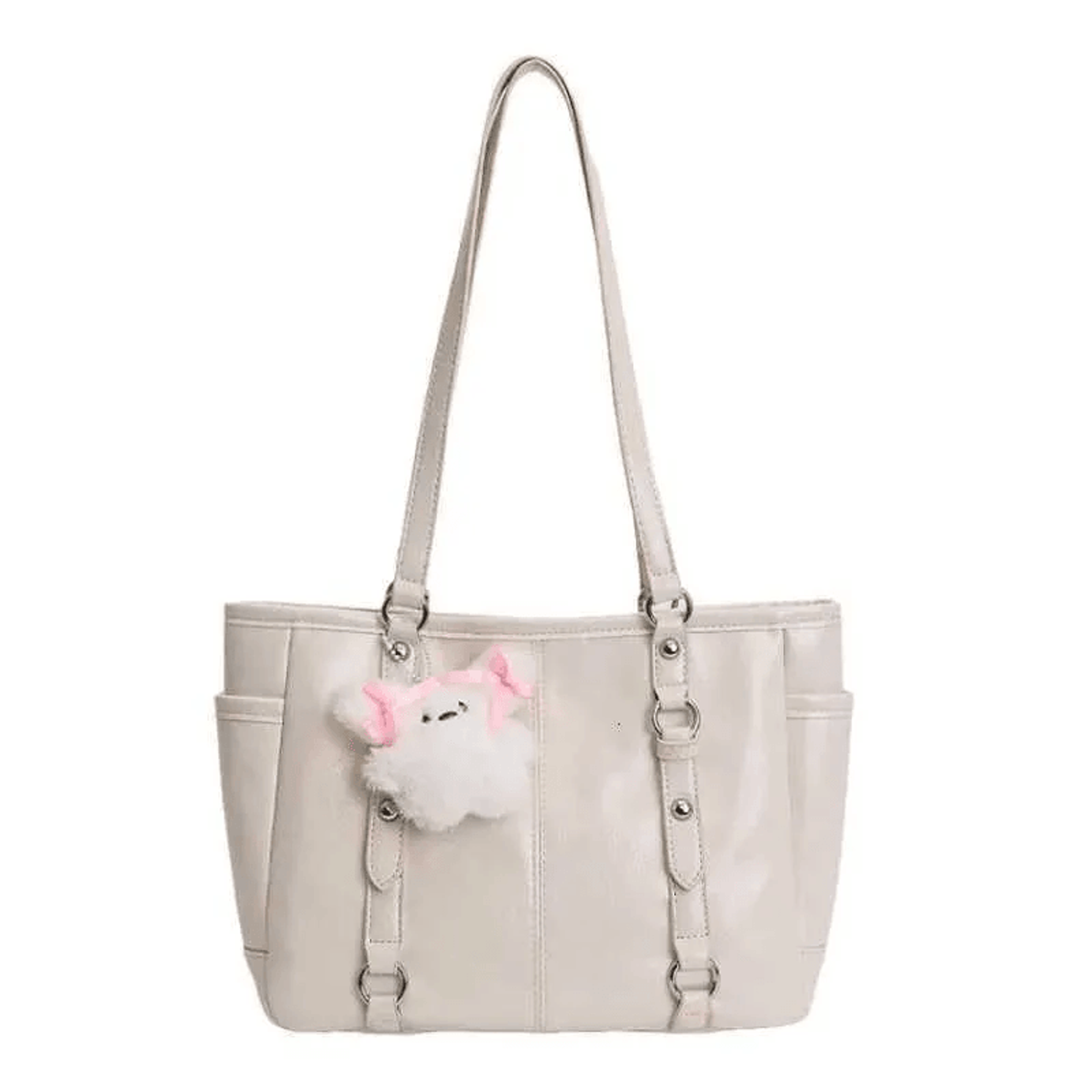 Pastel Multi Pocket Womens Shoulder Tote Bag For Everyday Carry 3