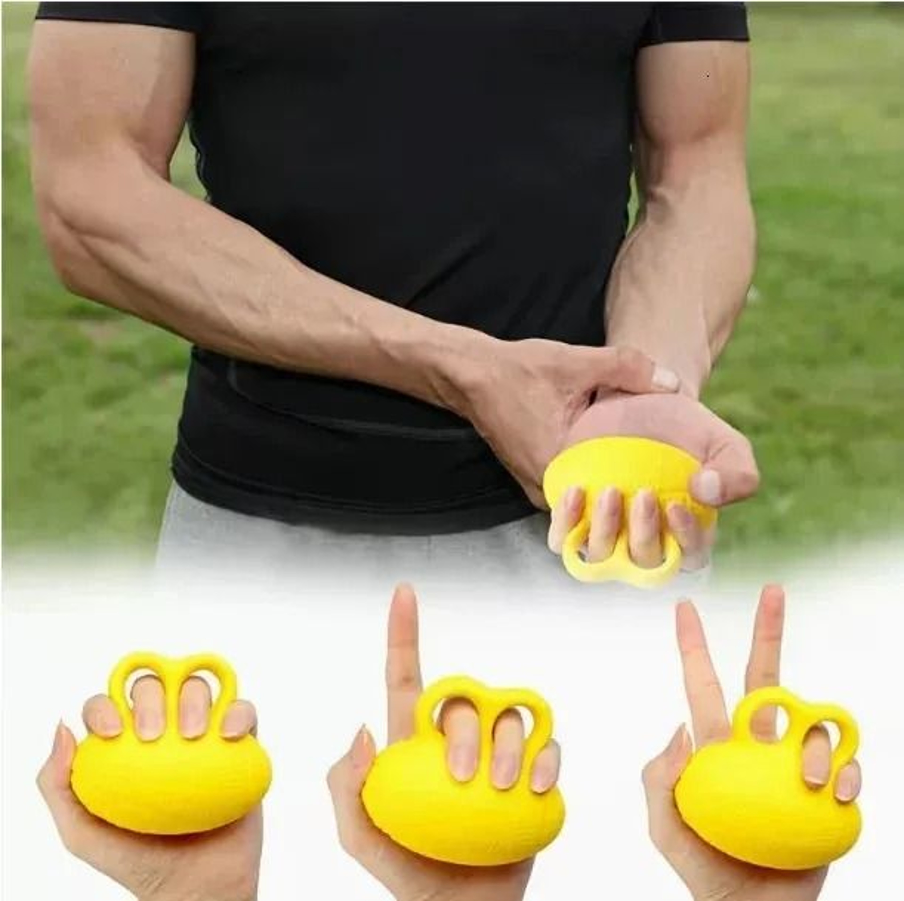 Grip Strength Ball Hand Exerciser Wrist Trainer For Forearm And Hand Workout 0