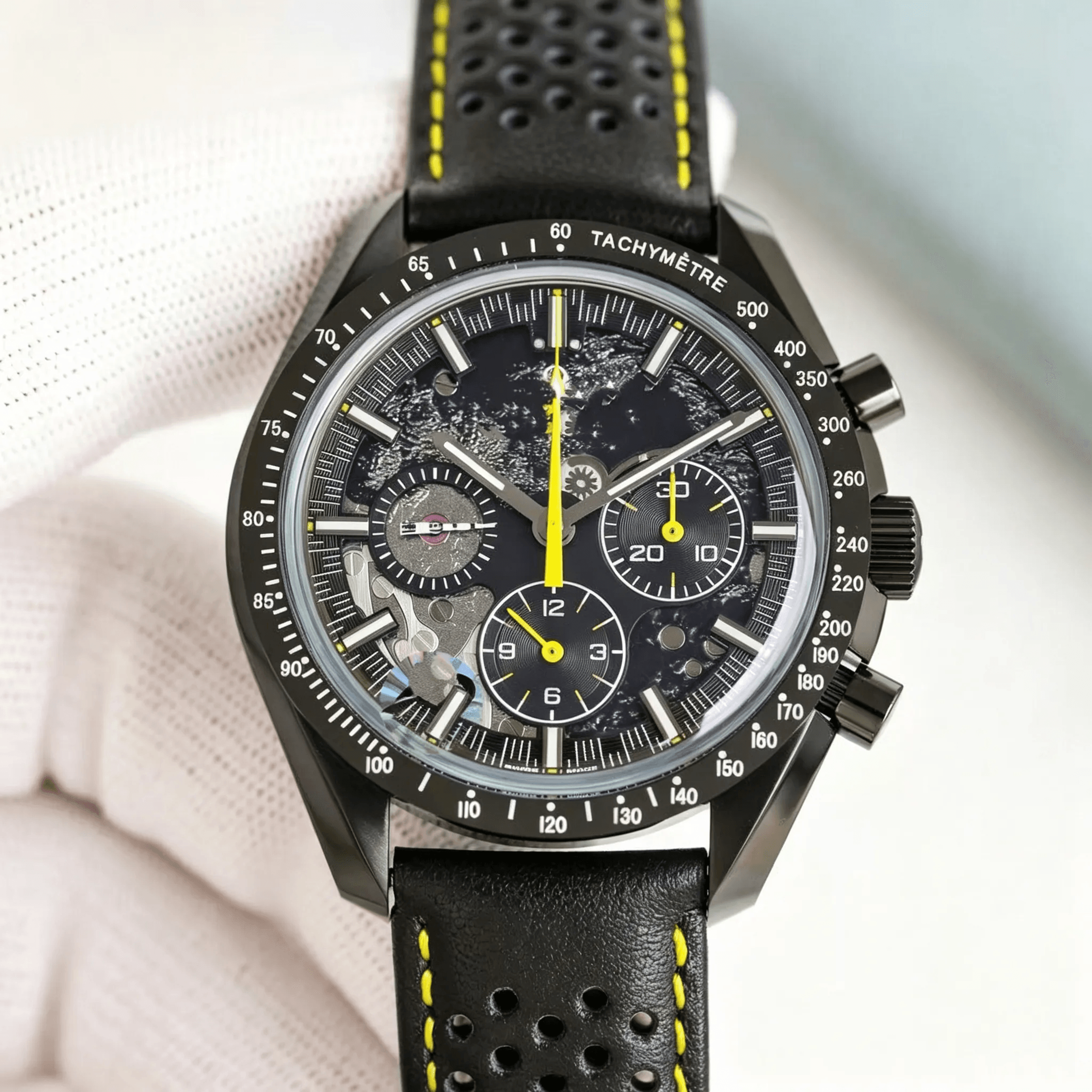 Snoopy Automatic Mechanical Chronograph Men Watch Waterproof Luminous 7