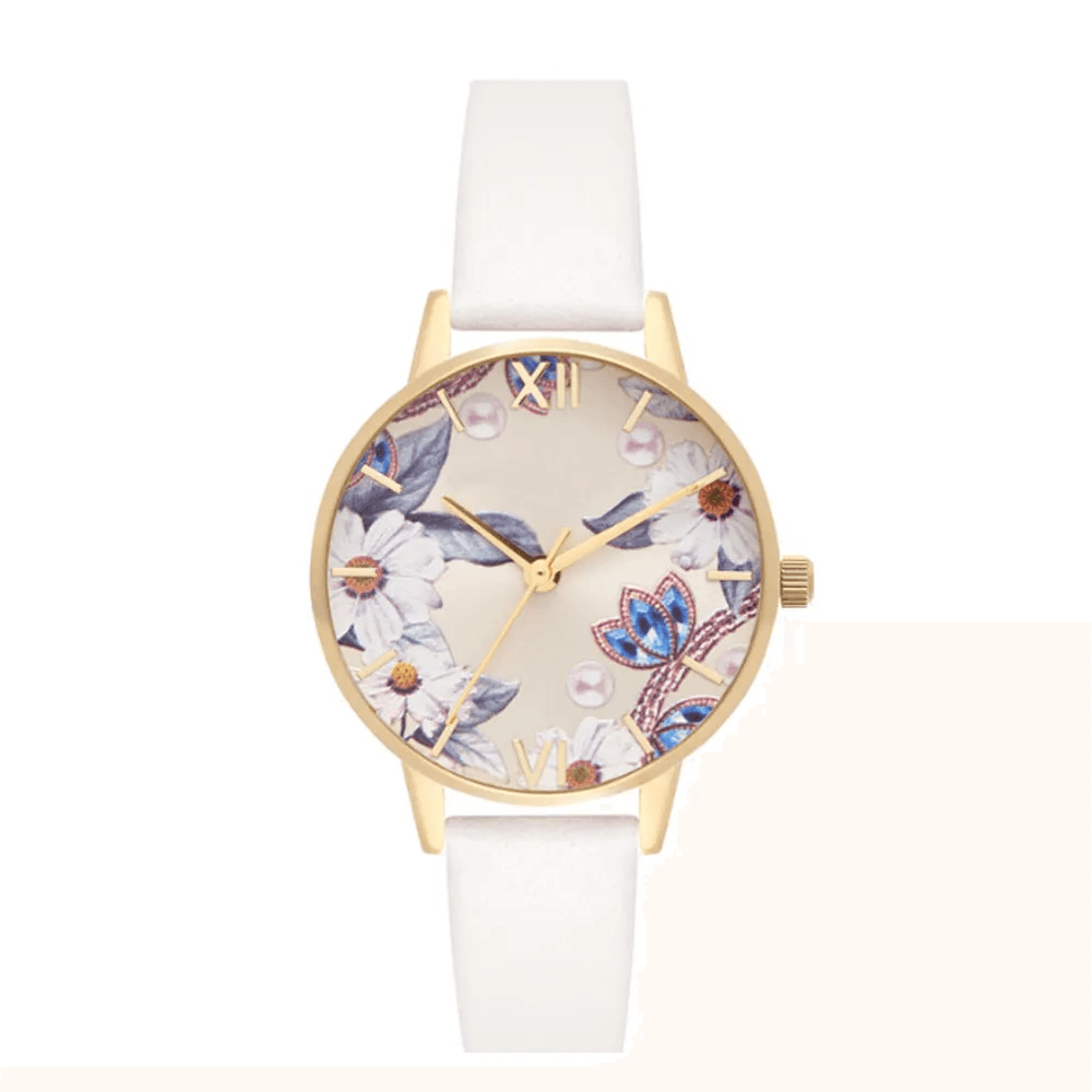 Elegant Womens Quartz Watch With Leather Strap 0