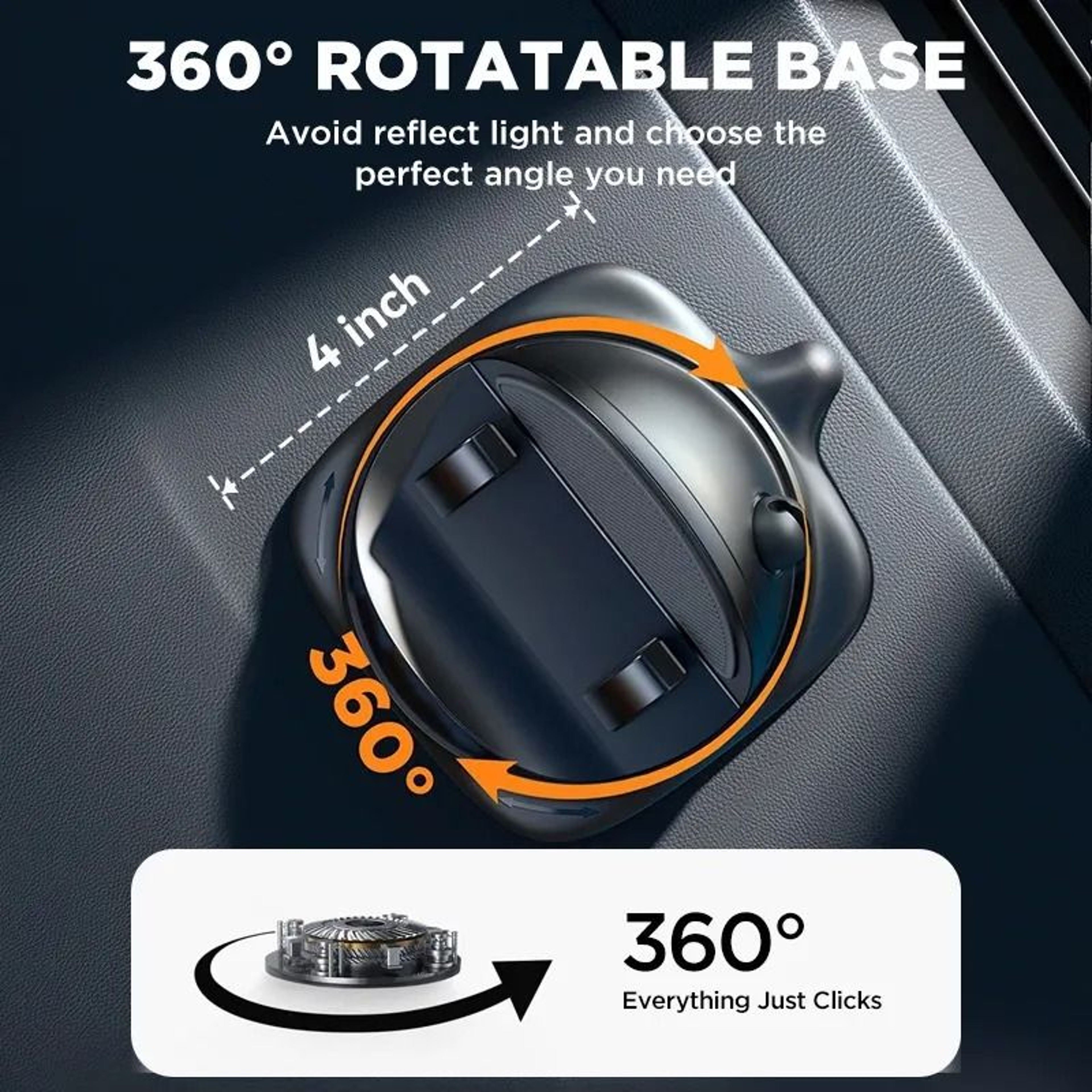 Universal Dashboard Car Phone Holder Reusable Anti Slip Silicone Phone Mount 1
