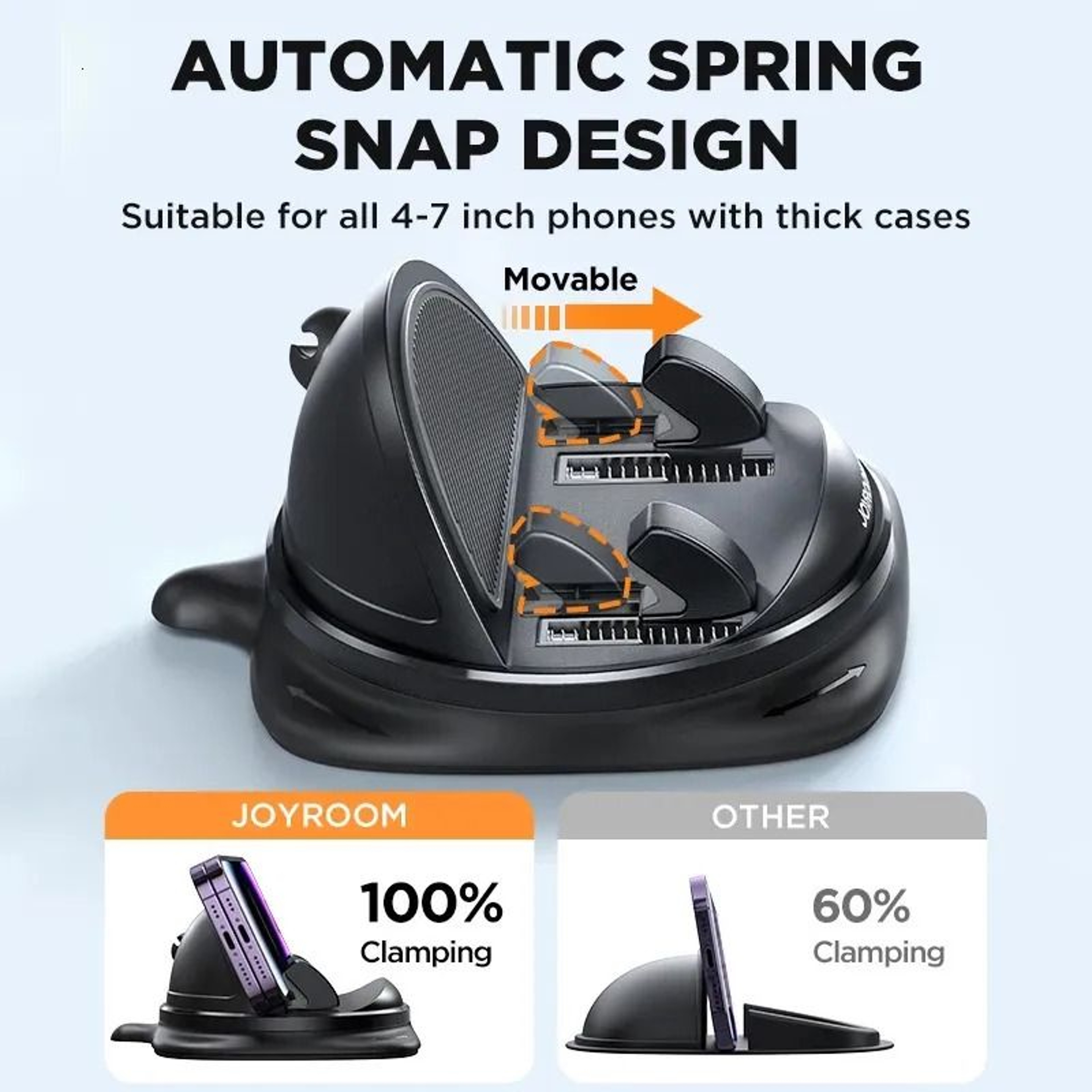 Universal Dashboard Car Phone Holder Reusable Anti Slip Silicone Phone Mount 2