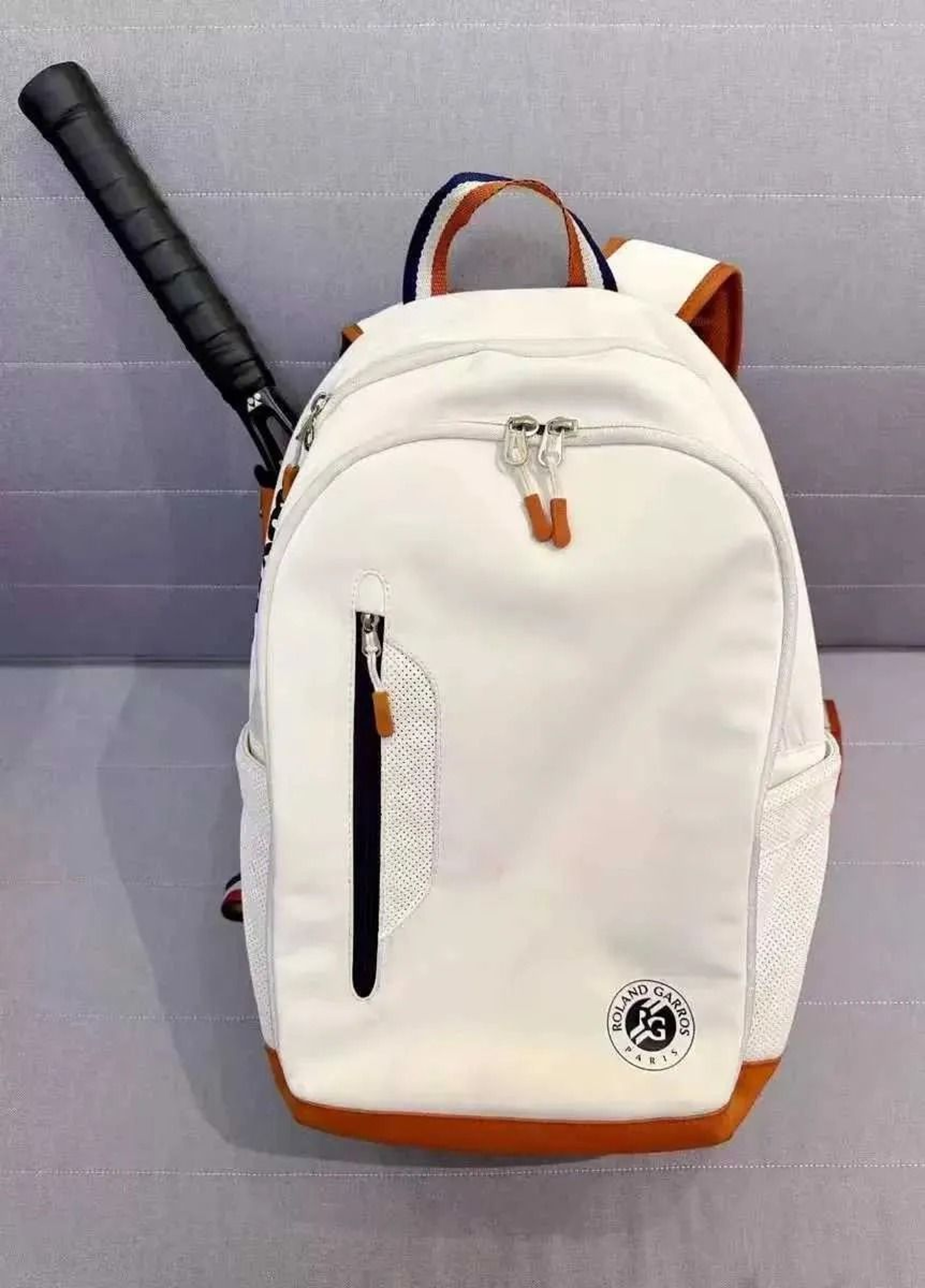 Racket Tennis Backpack French Open Court Bag 0