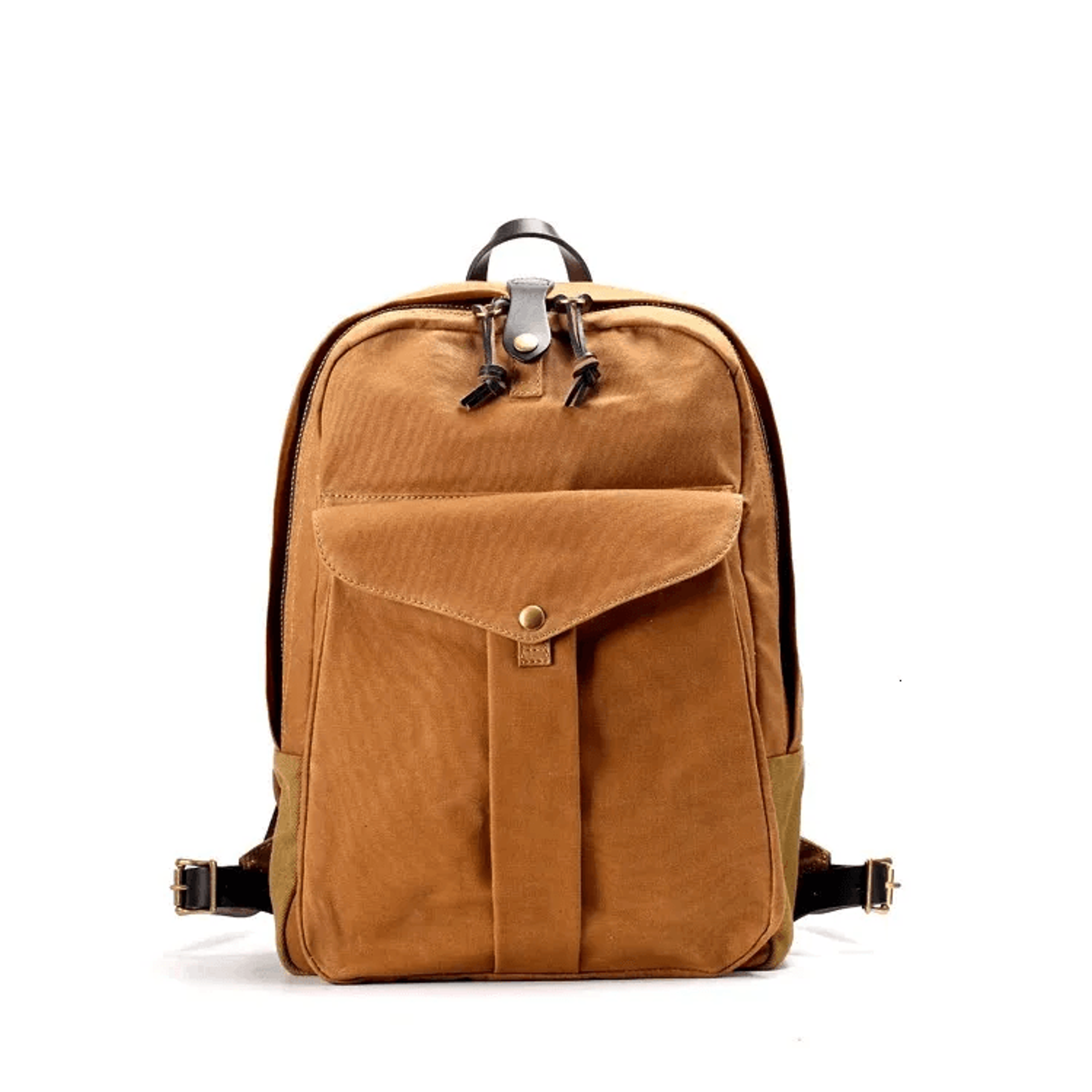 Laptop Backpack Wax Canvas Travel Bag 1