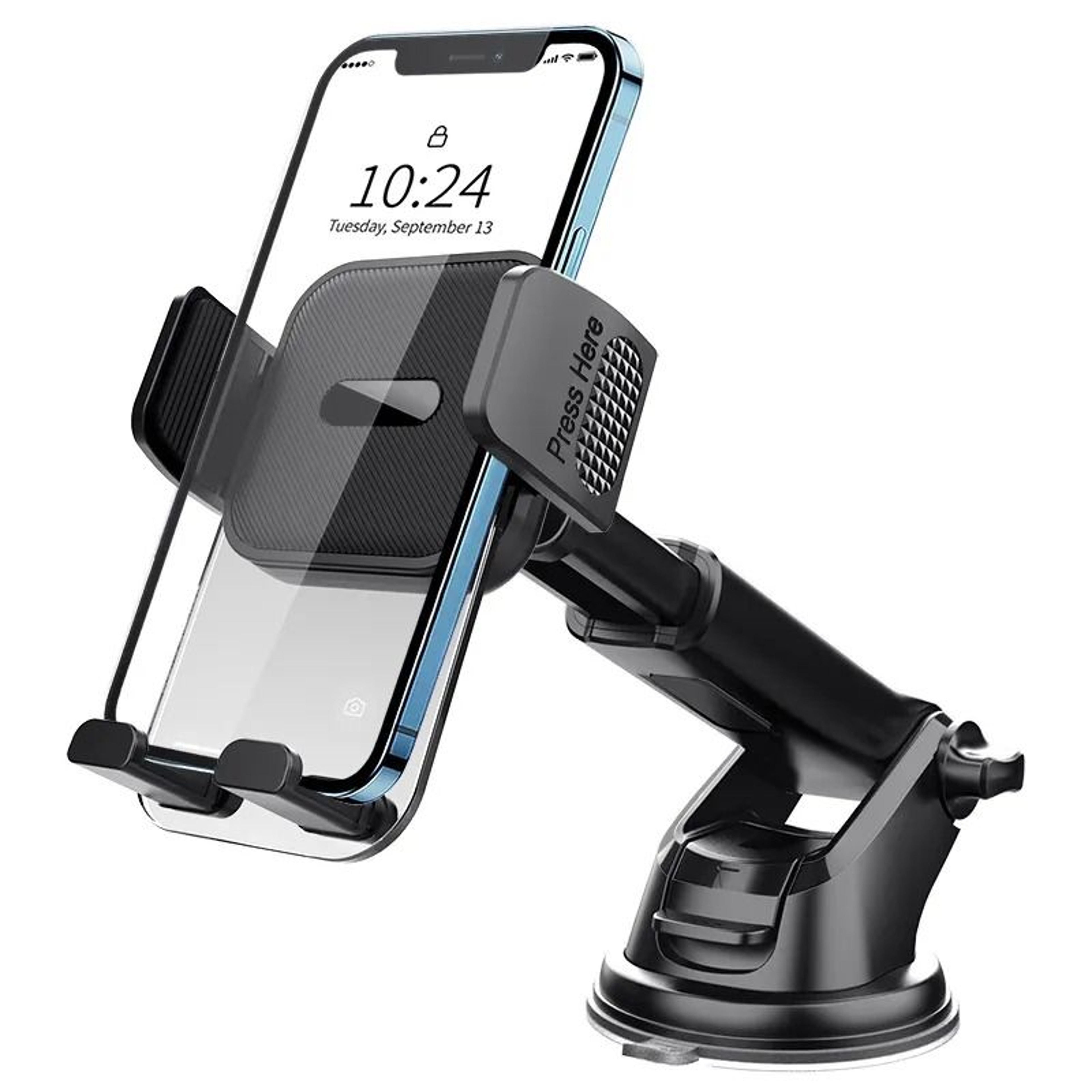 Versatile Car Phone Holder Dashboard Windshield Mount For Smartphones 0