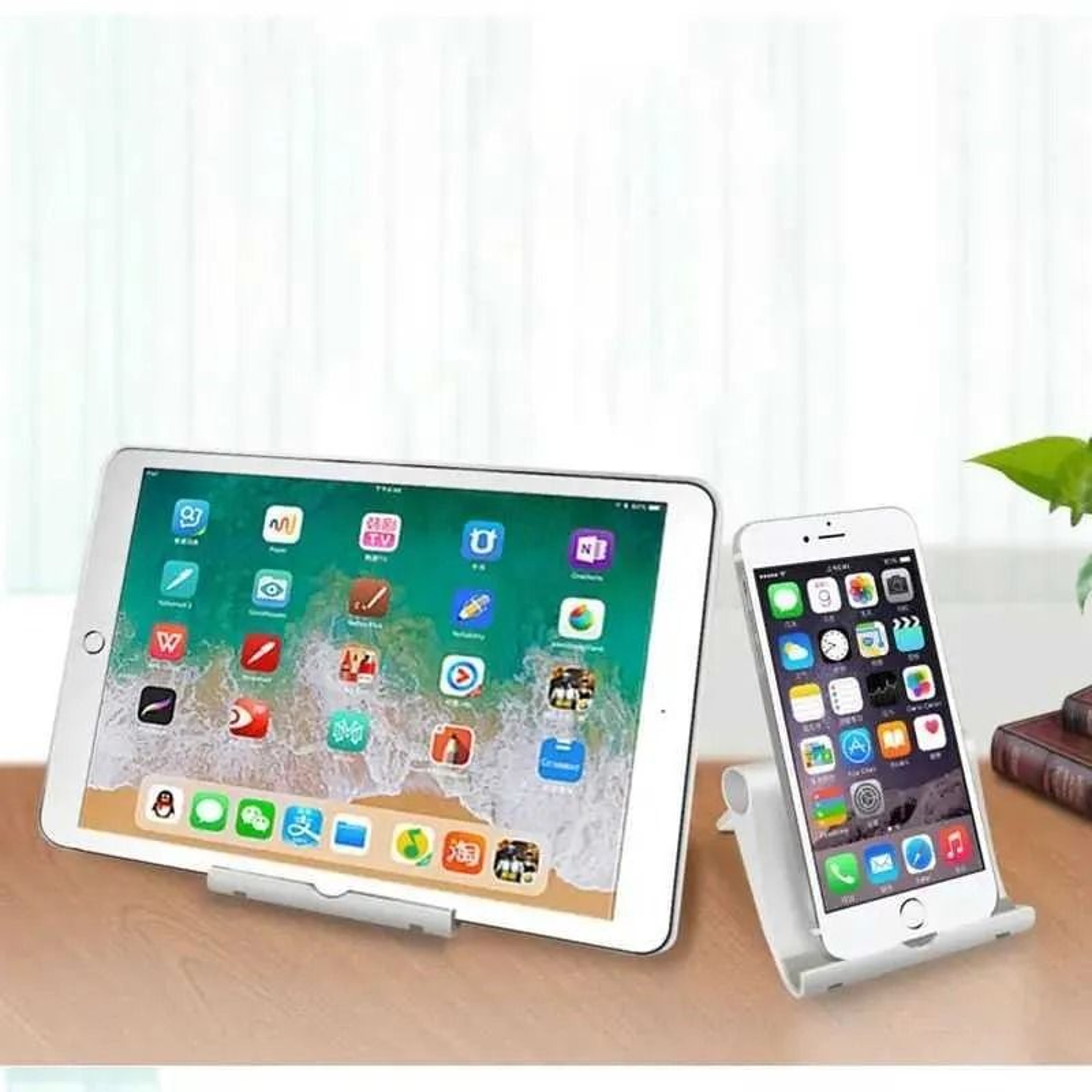 Universal Foldable Desk Phone Stand Adjustable Tablet Holder 4