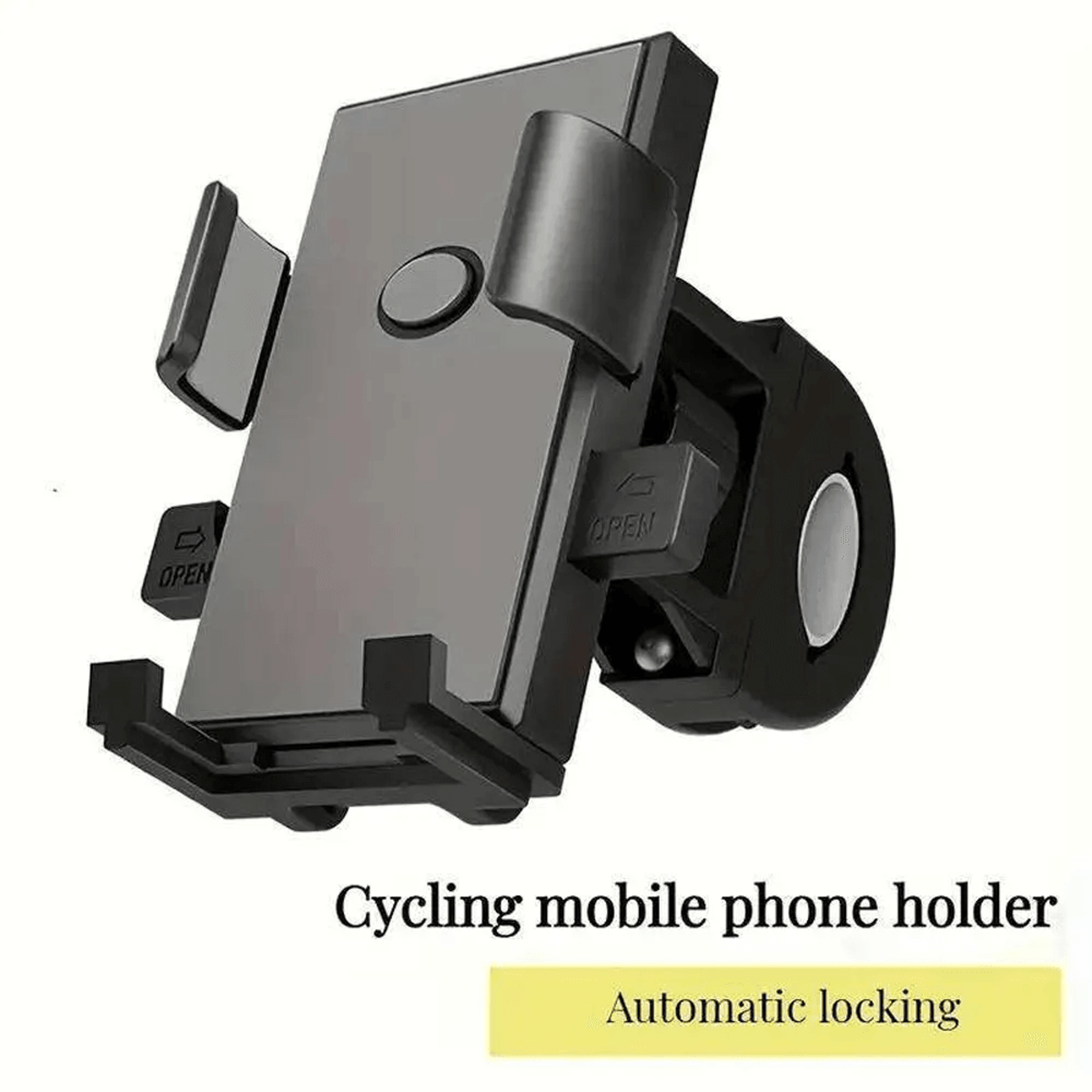 One Click Lock Motorcycle Phone Mount Rotatable Bike Phone Holder For Scooter And E Bike 0