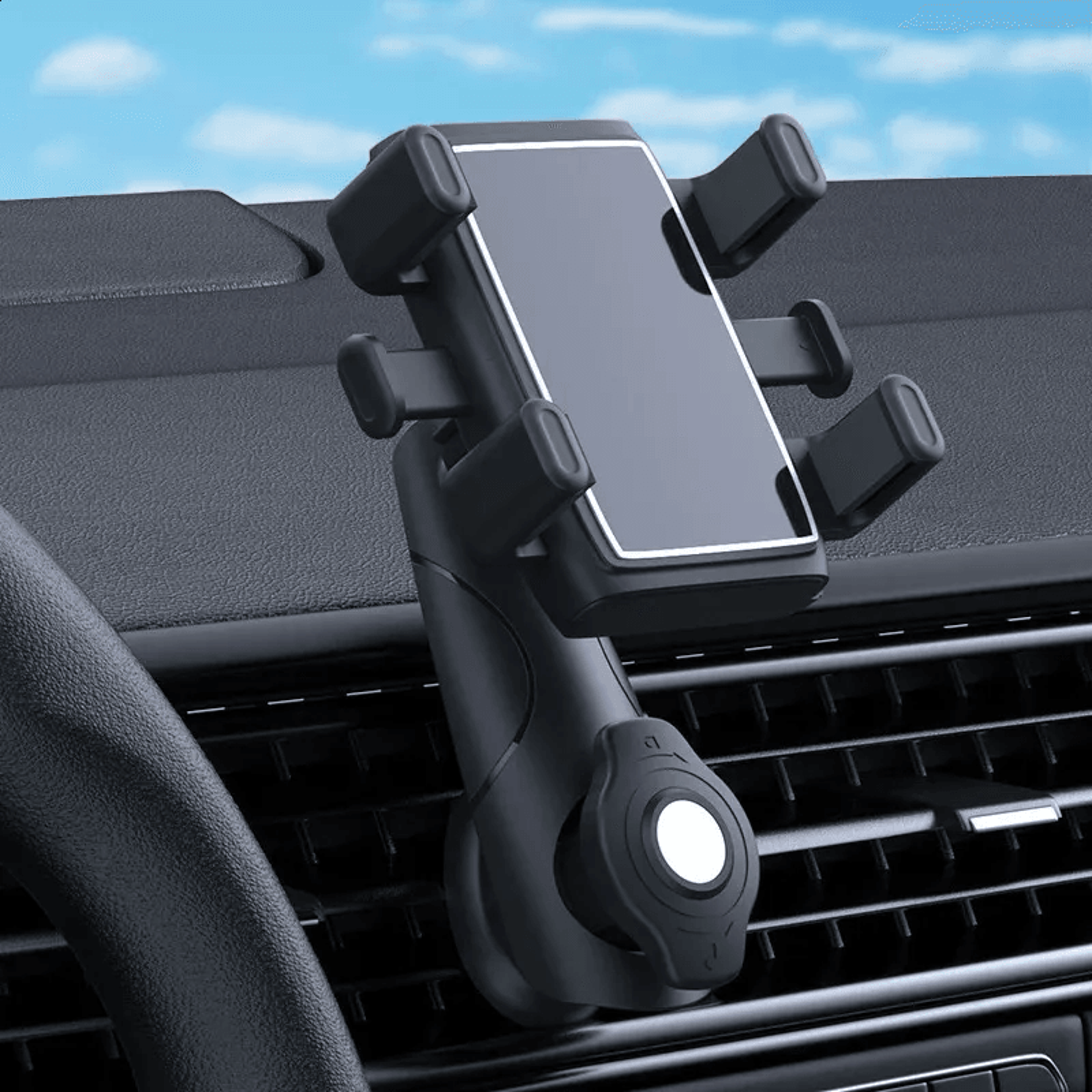 Gravity Phone Holder Car Air Vent Clip Mount 360 Rotation 0