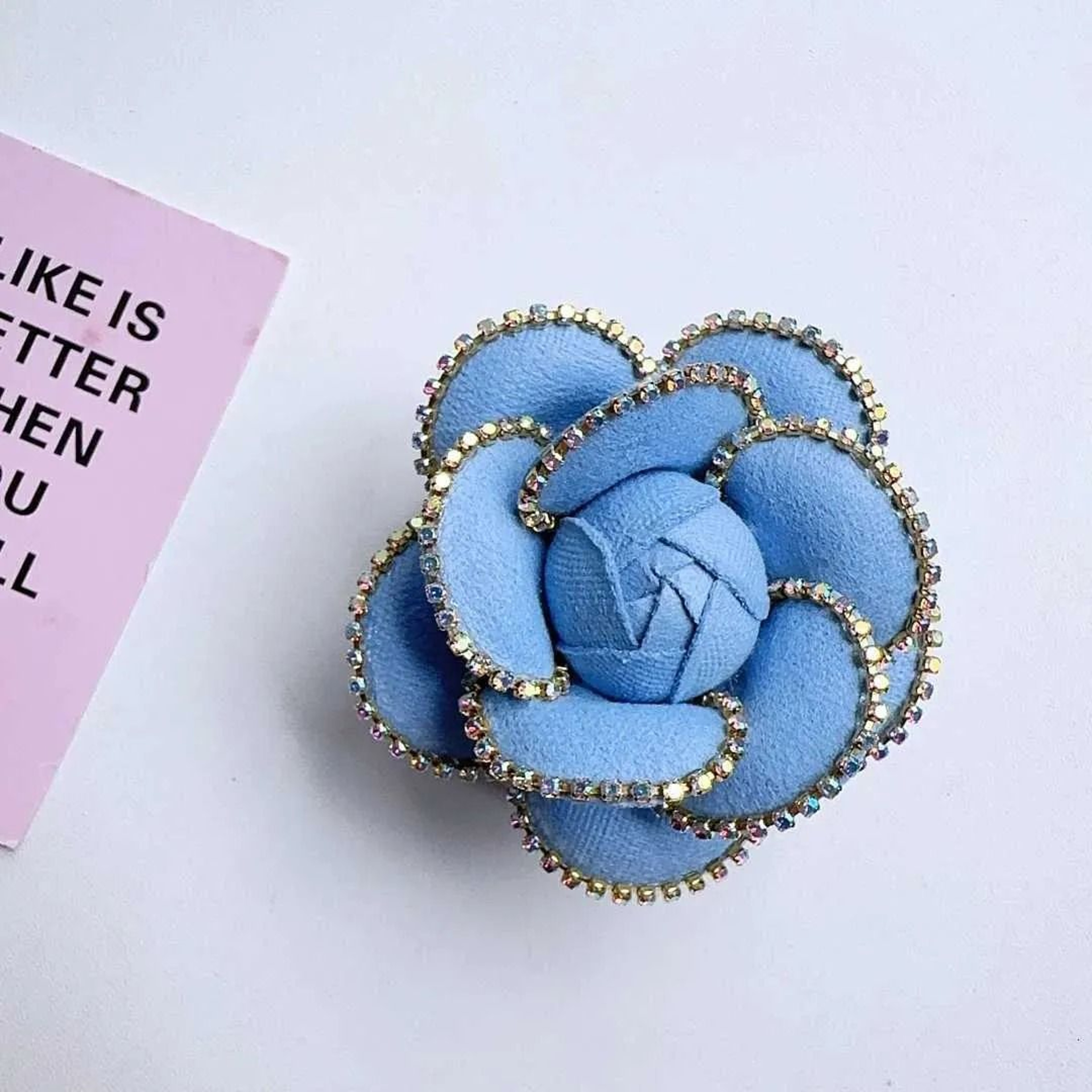Diamond Flower Magnetic Phone Holder Grip Stand 4