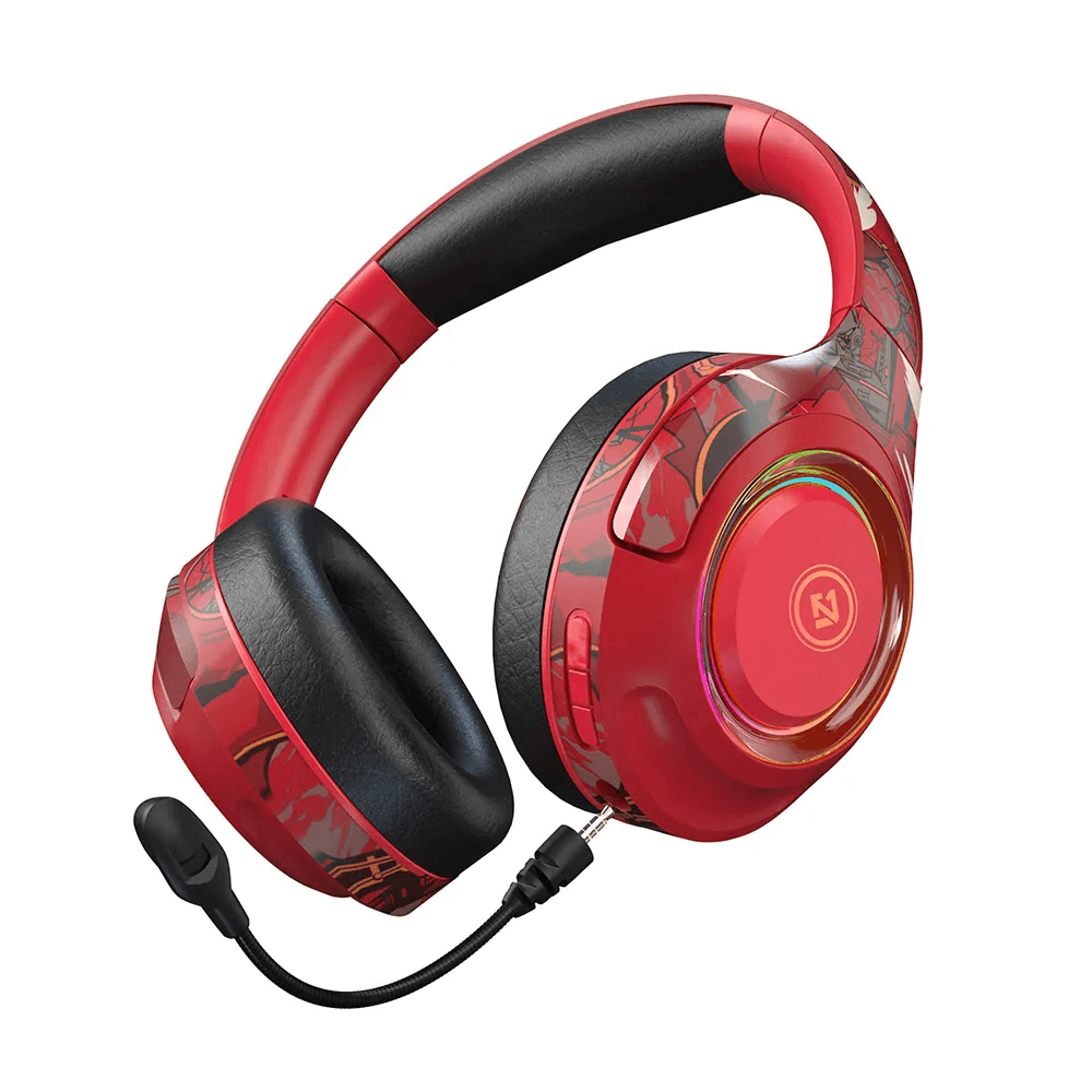 Wireless Gaming Headset For With Mic Noise Cancelling Foldable Stereo 0