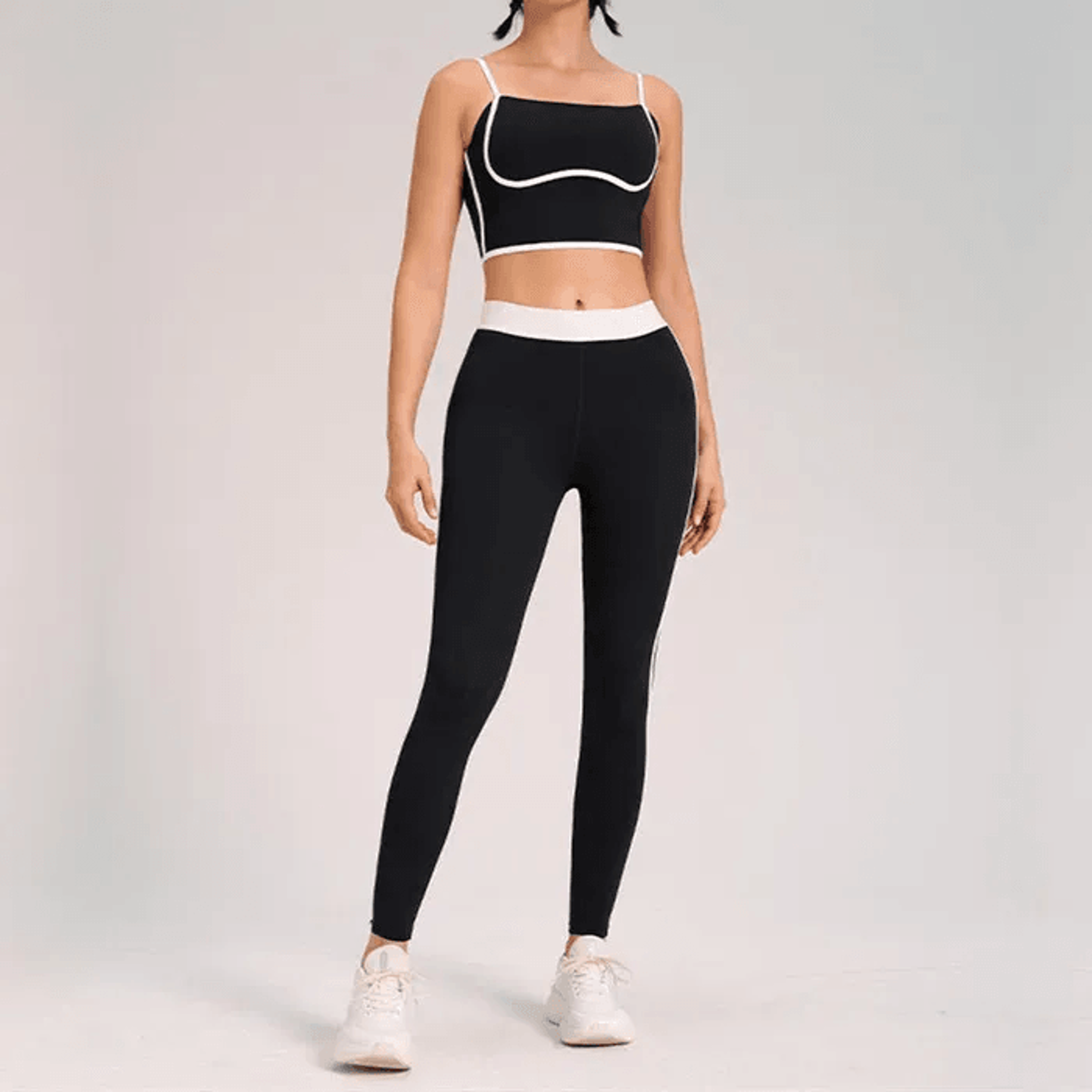 Women Yoga Set Sports Bra High Waist Leggings Activewear 0