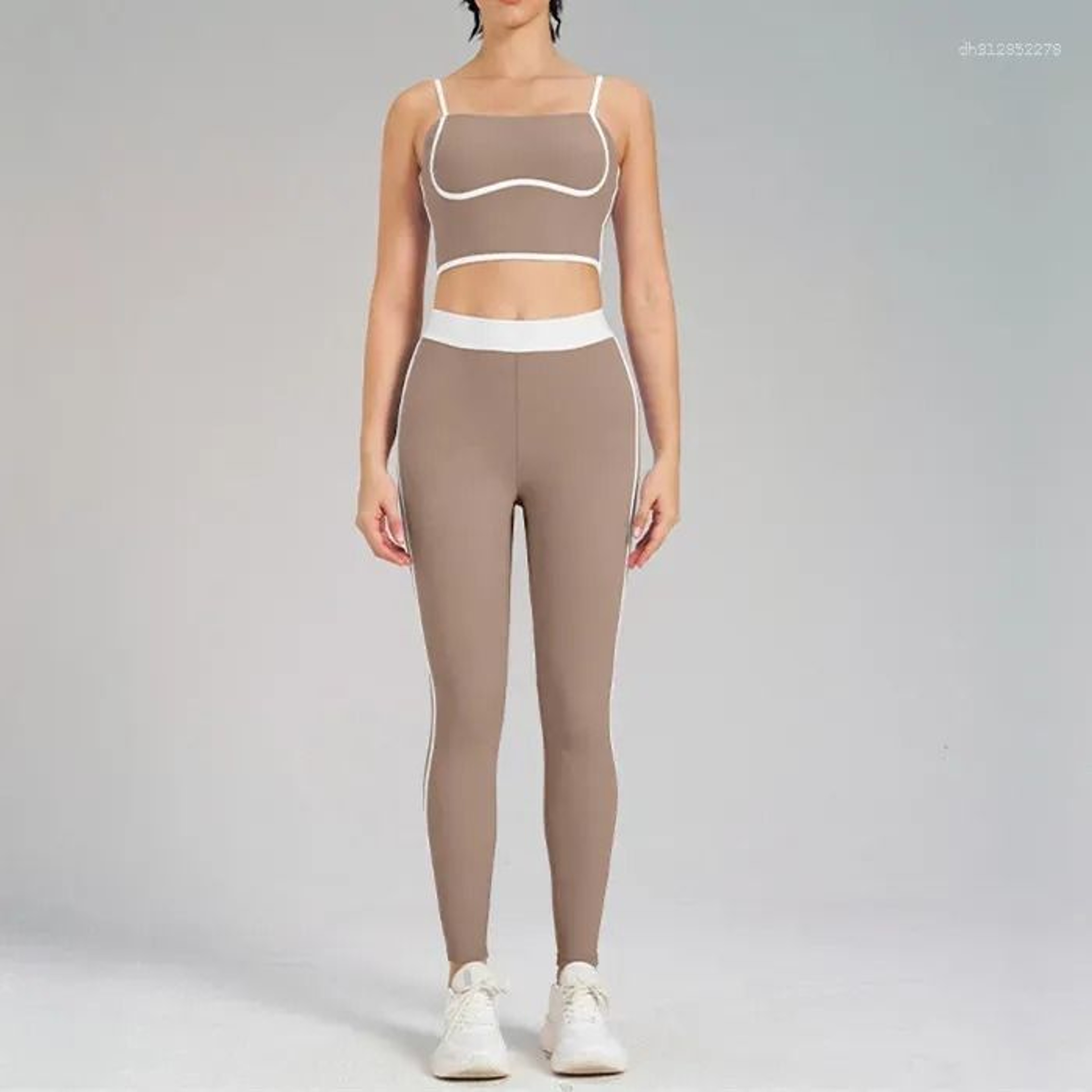 Women Yoga Set Sports Bra High Waist Leggings Activewear 1