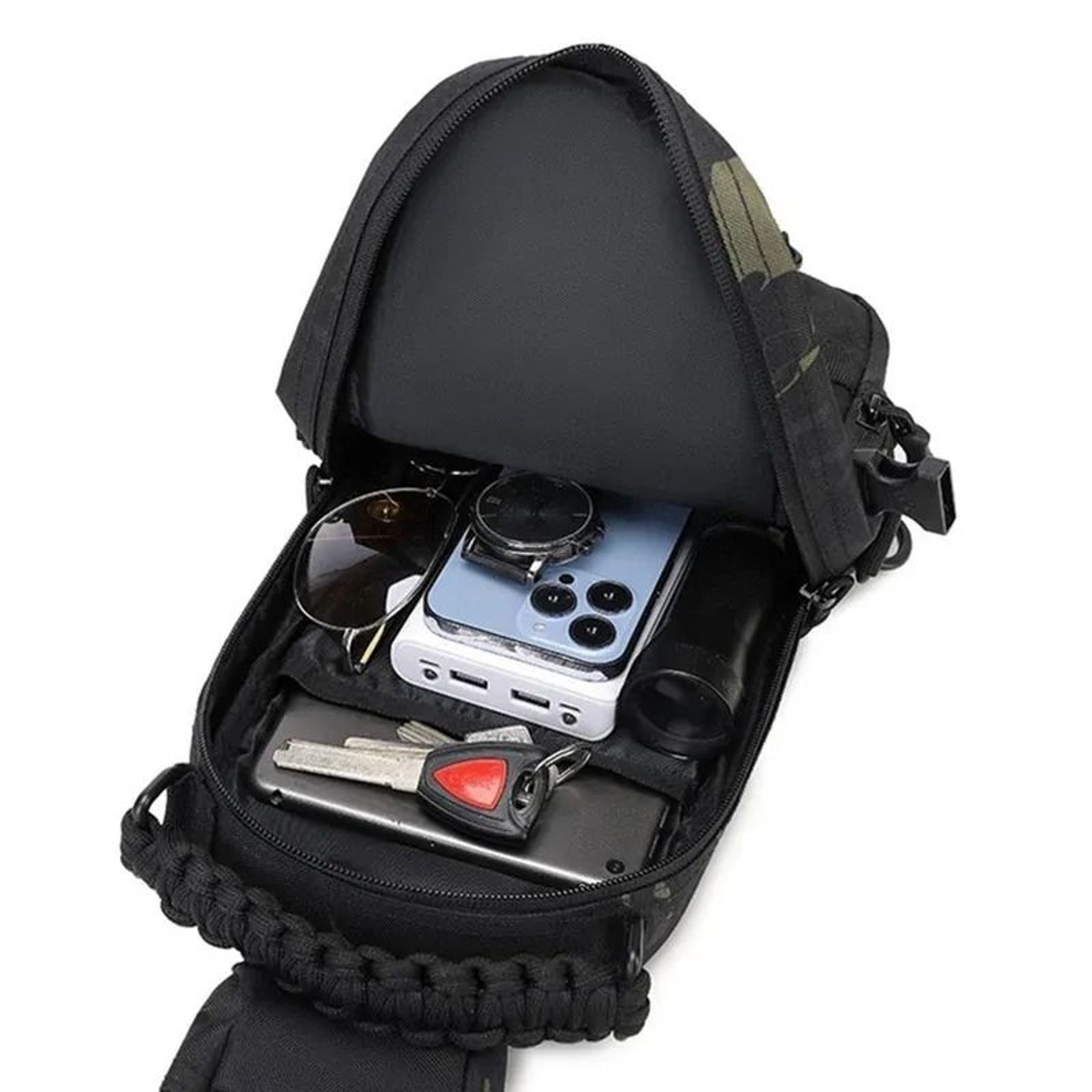 Tactical Chest Bag MOLLE Sling Bag For Hiking Camping Cycling And Fishing 3