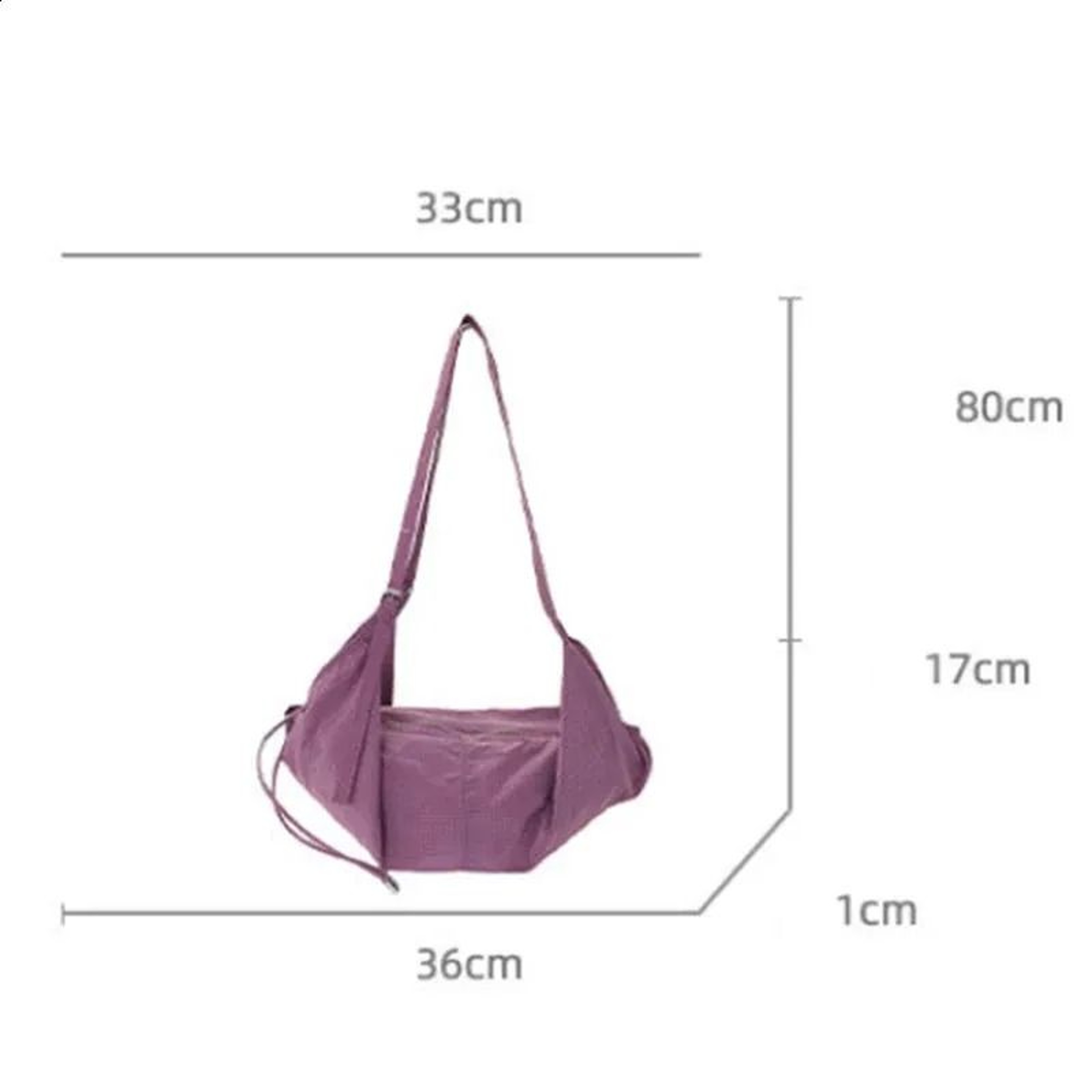 Lake Blue Pleated Dumpling Bag Large Capacity Lightweight Shoulder Handbag 4
